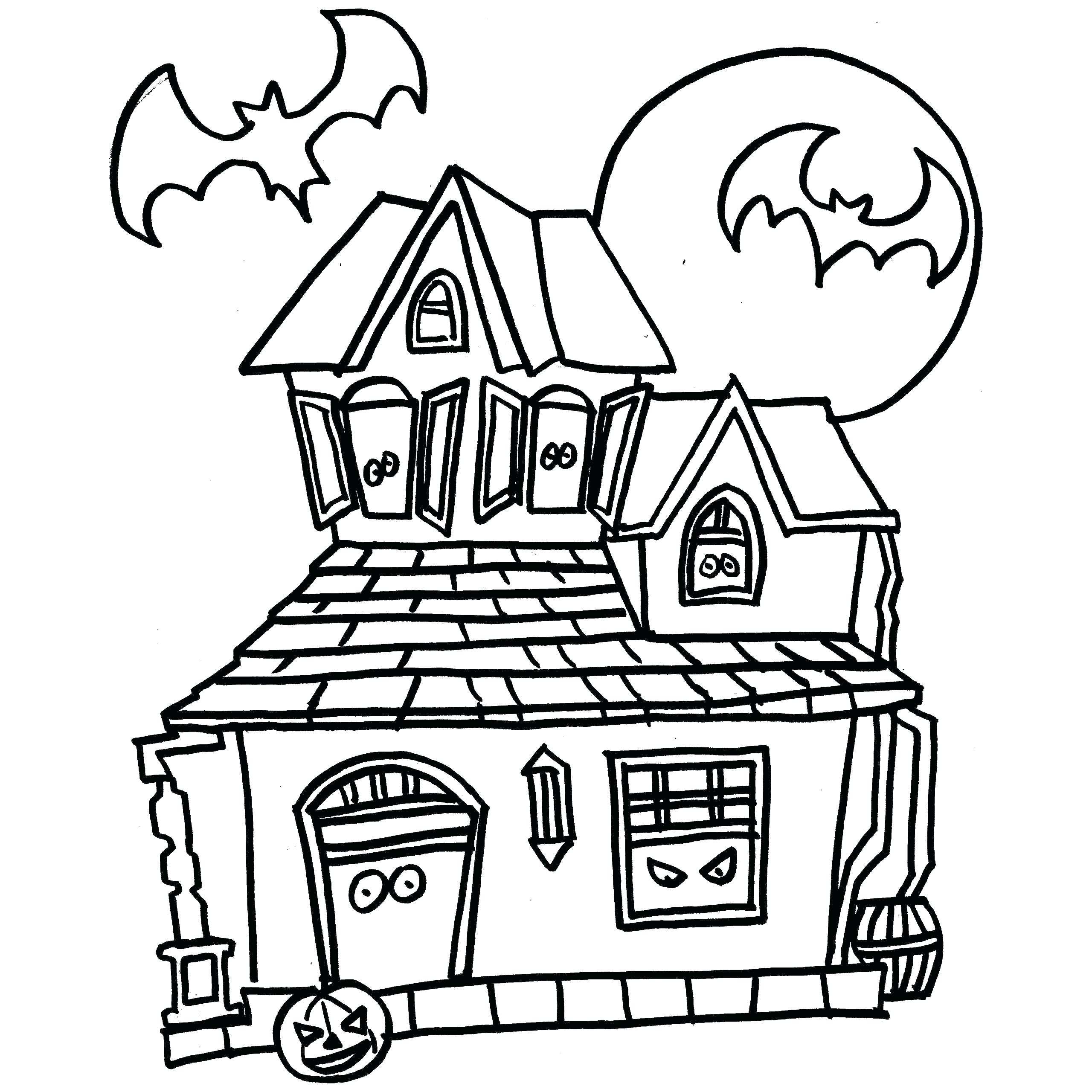 Mansion Coloring Pages Coloring Ideas Haunted House Coloring Pages Gallery Free And Page