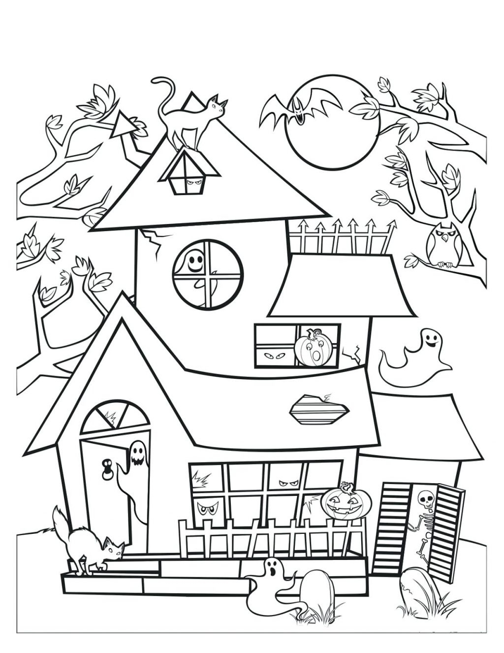 Mansion Coloring Pages Coloring Page House Coloring Sheet Haunted Mansion Pages Colouring