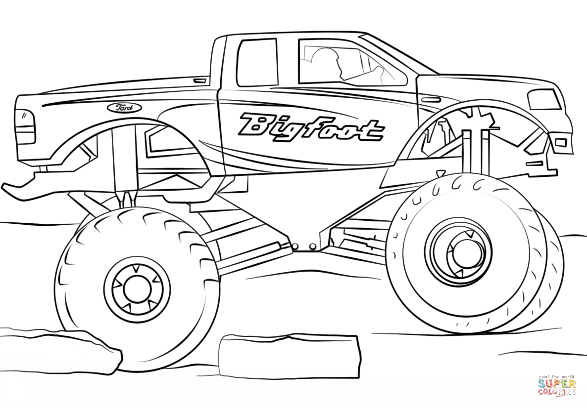 Maximum Destruction Coloring Pages Coloring Page Batman Monster Truck Coloring Pages Watch How To Draw