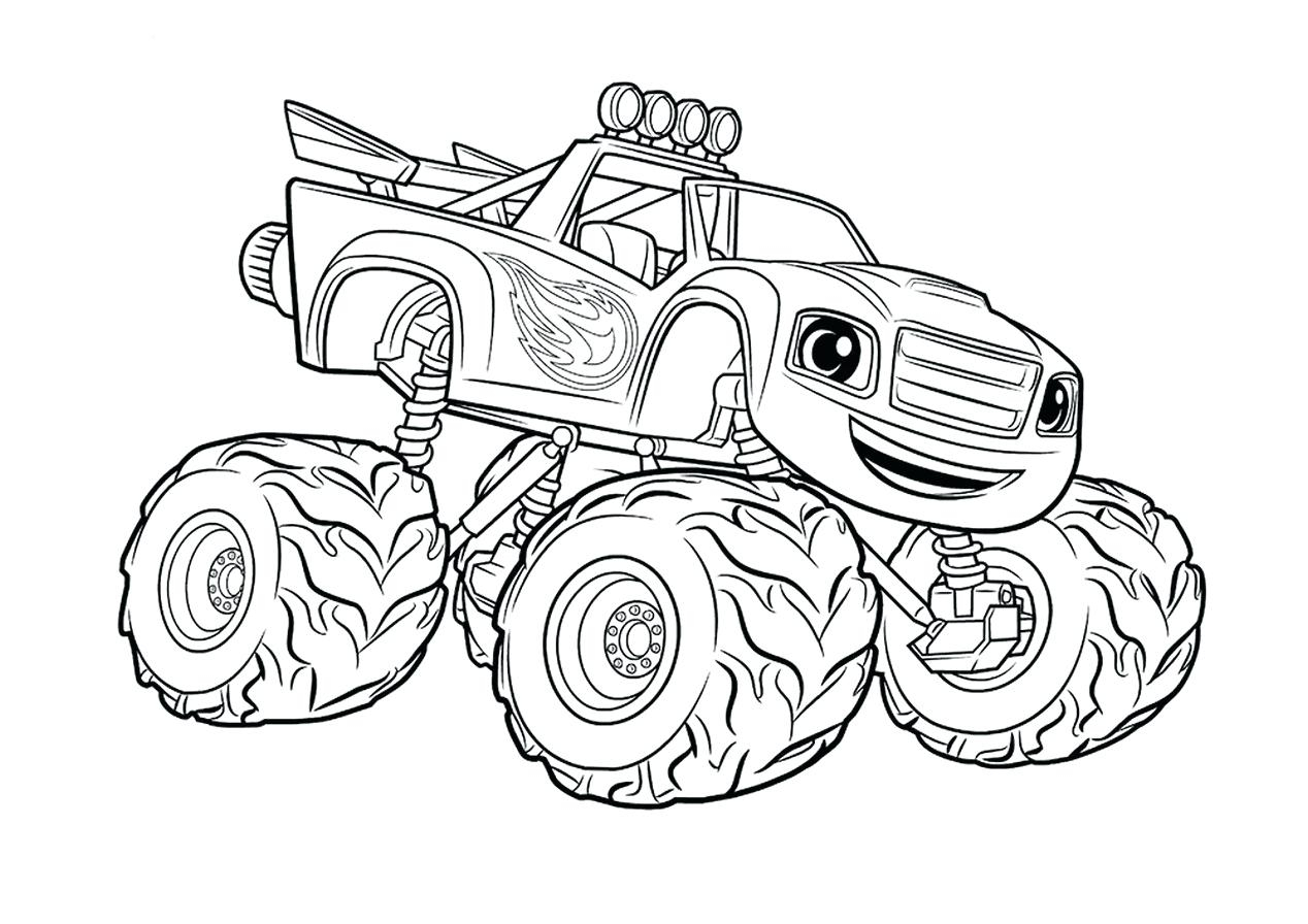 Maximum Destruction Coloring Pages Trucks Coloring Page Sunraysheetco