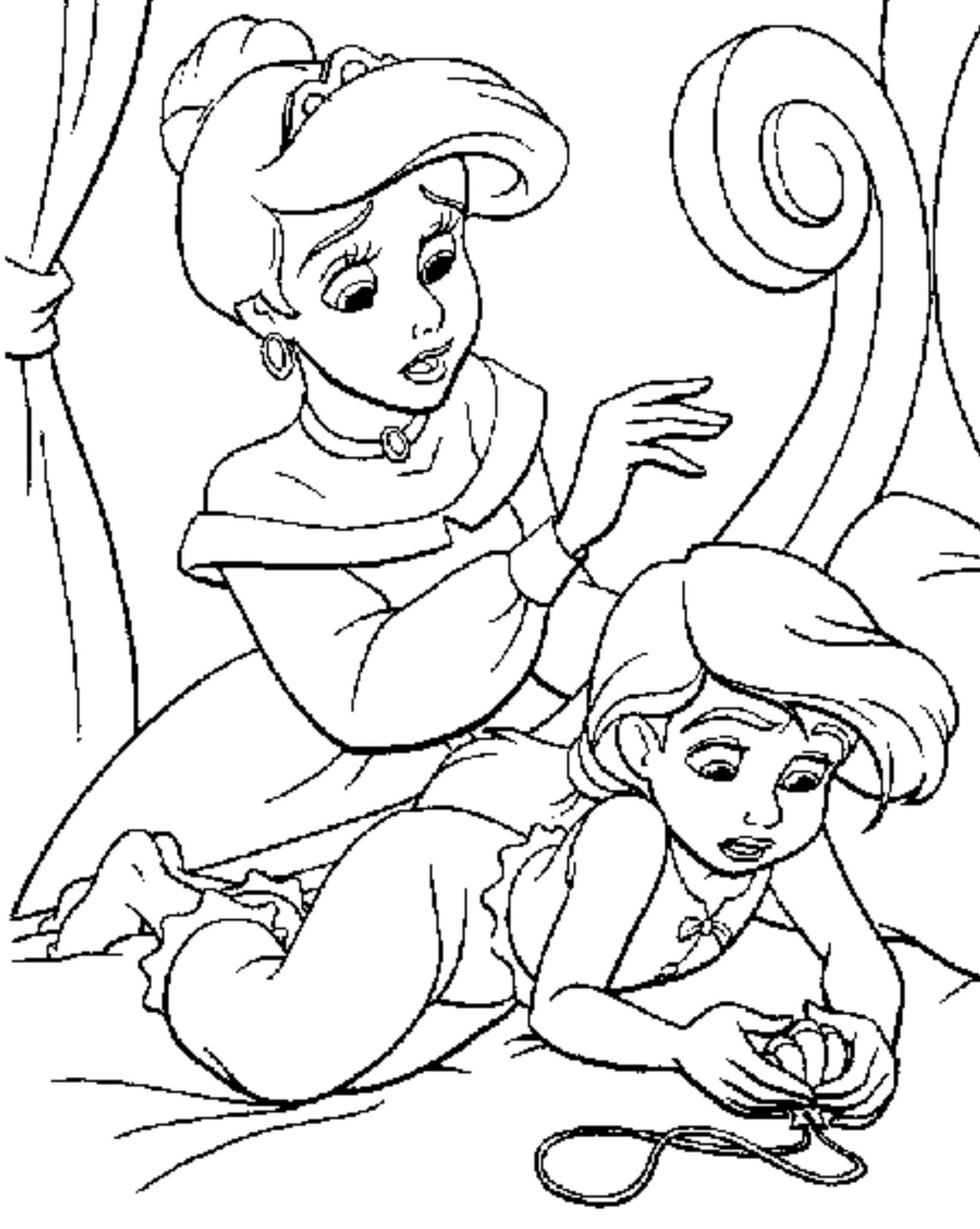 Melody Coloring Pages Little Mermaid And Melody Coloring Pages Bestappsforkids