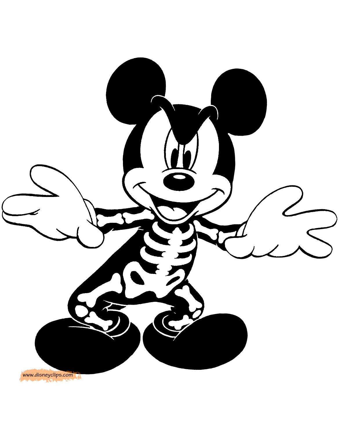 Mickey And Minnie Coloring Pages To Print Coloring Ideas Mickeynd Minnie Disney Halloween Coloring Pages
