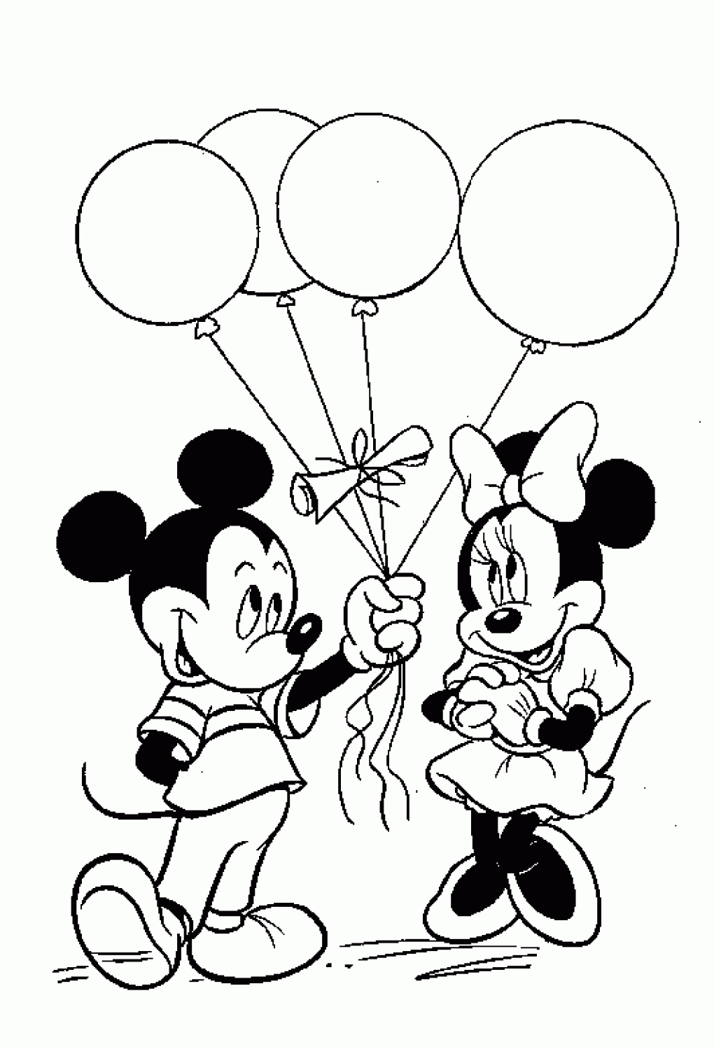 Mickey And Minnie Coloring Pages To Print Coloring Pages Mickey Andinnieouse Coloring Pages Colors Of
