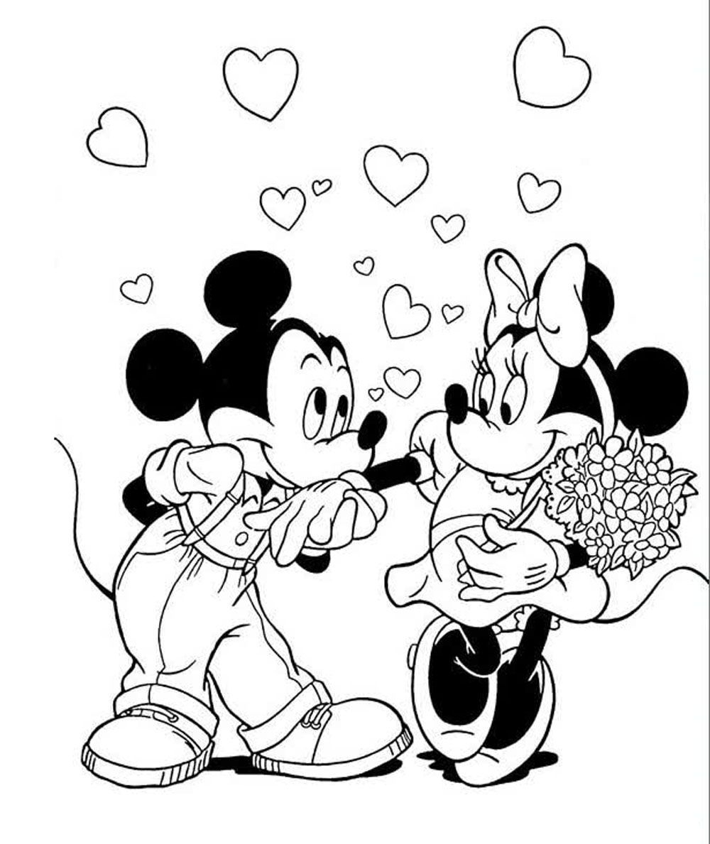 Mickey Mouse And Minnie Coloring Pages Coloring Books Minnie Mouse Coloring Pages Books Mickey Page