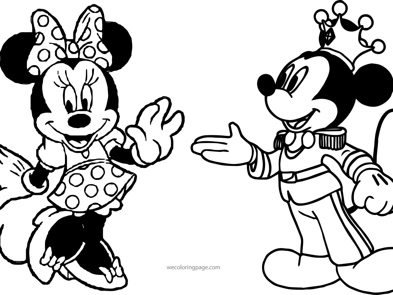 Mickey Mouse And Minnie Coloring Pages Coloring Ideas Mickey Mouse Coloring Pages To Print New Minnie