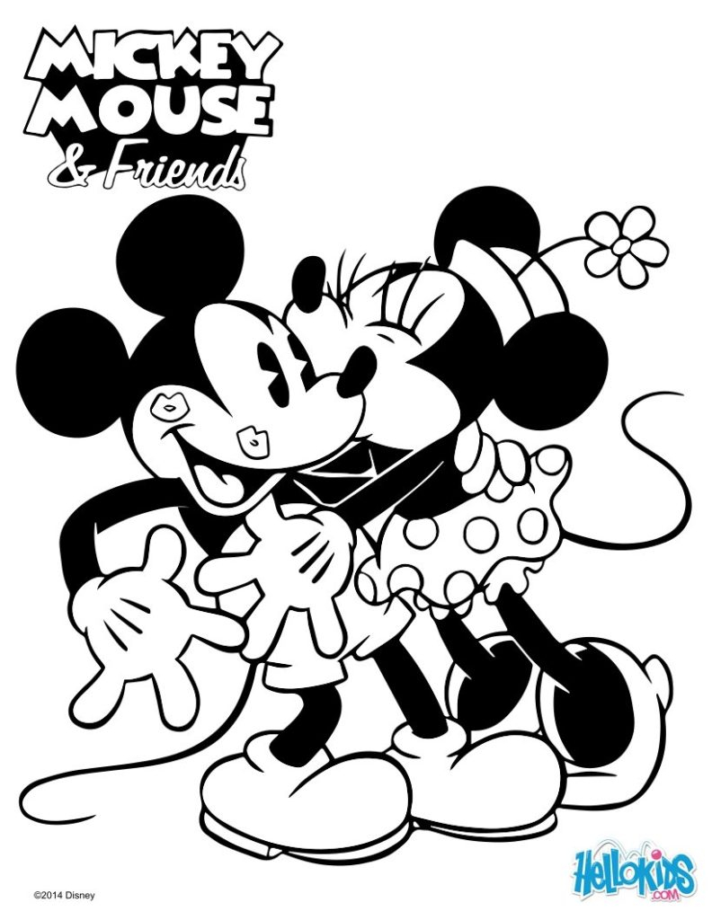 Mickey Mouse And Minnie Coloring Pages Coloring Mickey Mouse Coloring Pages Free Disney Printables For
