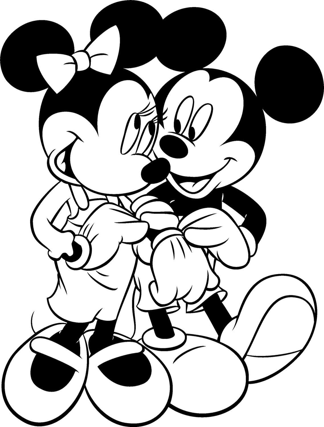 Mickey Mouse And Minnie Coloring Pages Coloring Pages Minnie Mouse Games On Disney Junior Mickey And