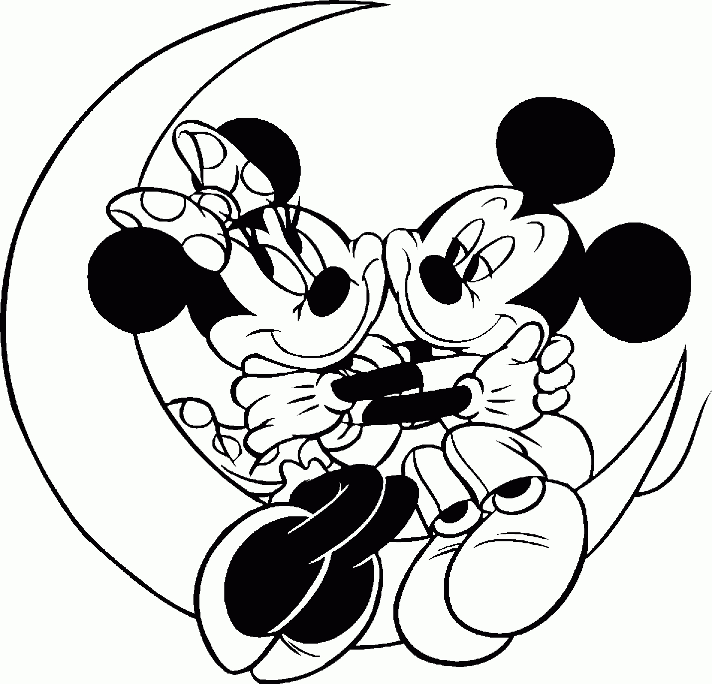 Mickey Mouse And Minnie Coloring Pages Mickey And Minnie Coloring Pages And Book Uniquecoloringpages