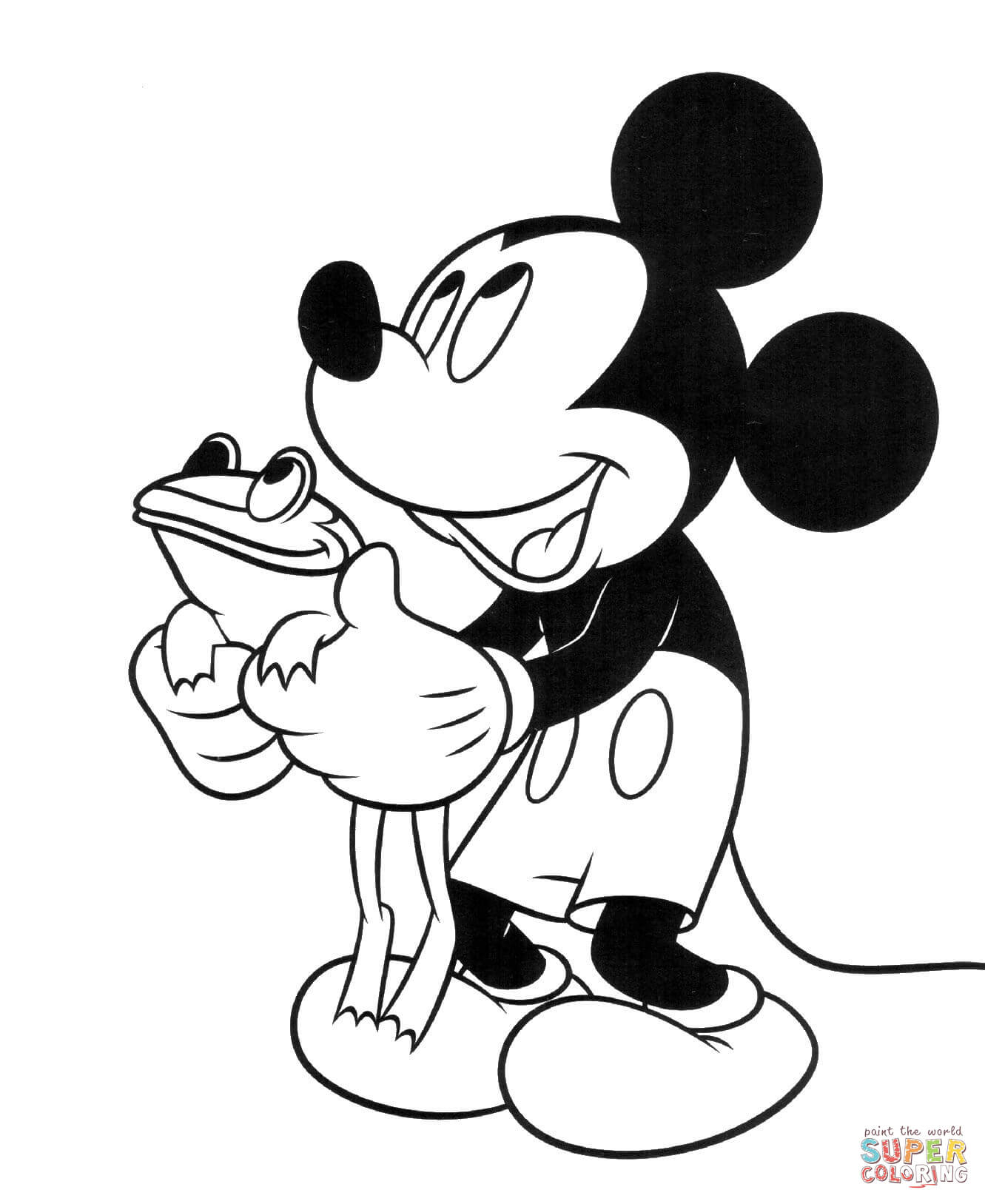 Mickey Mouse And Minnie Coloring Pages Mickey Mouse Coloring Pages Free Coloring Pages