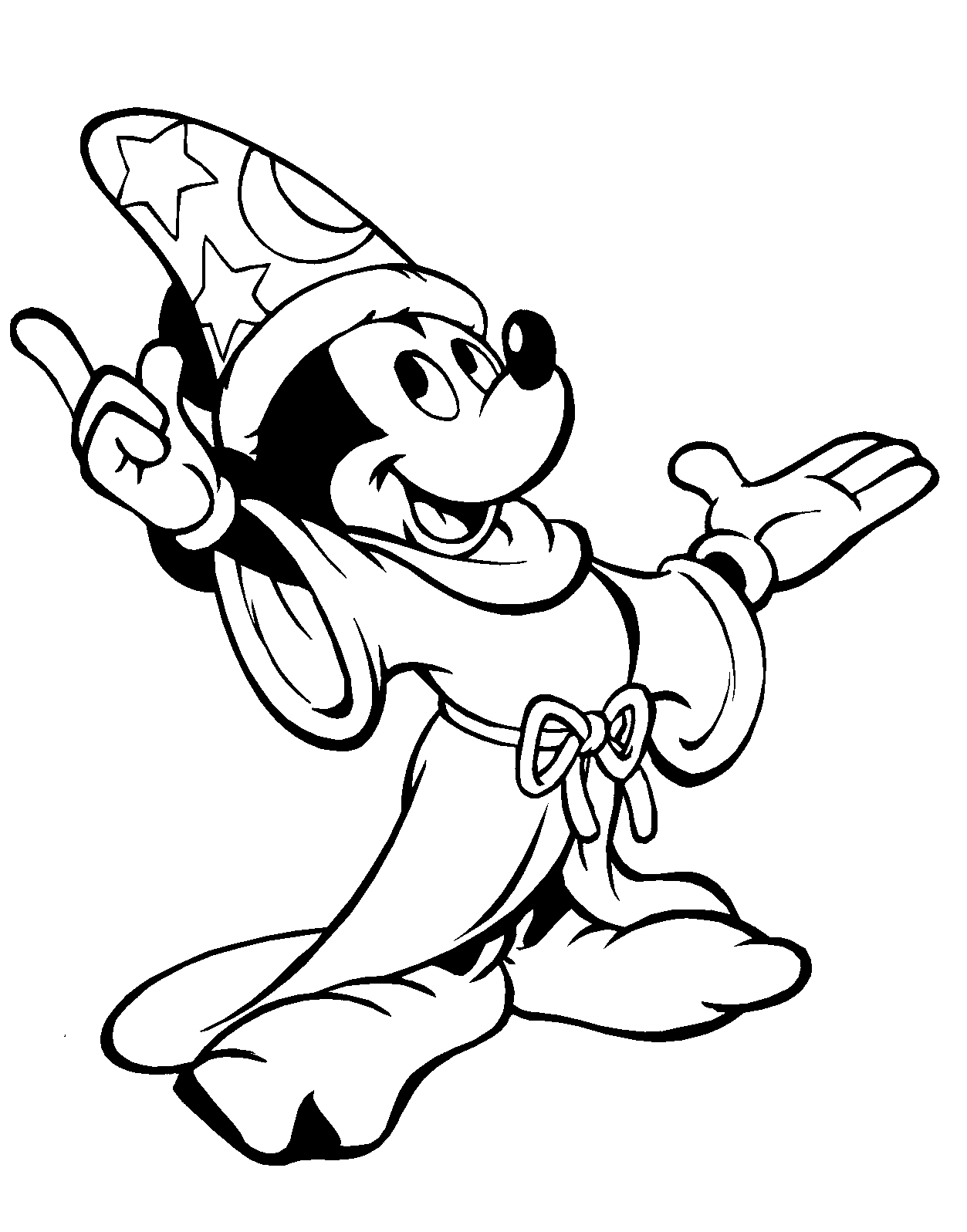 Mickey Mouse Coloring Page Free Printable Mickey Mouse Coloring Pages For Kids