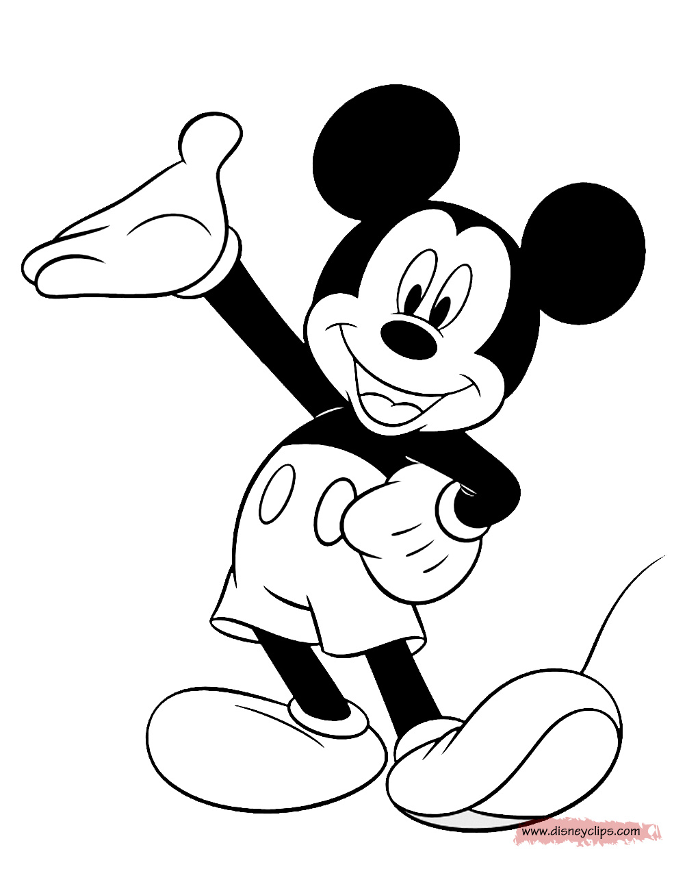 Mickey Mouse Coloring Page Mickey Mouse Drawing Games At Paintingvalley Explore