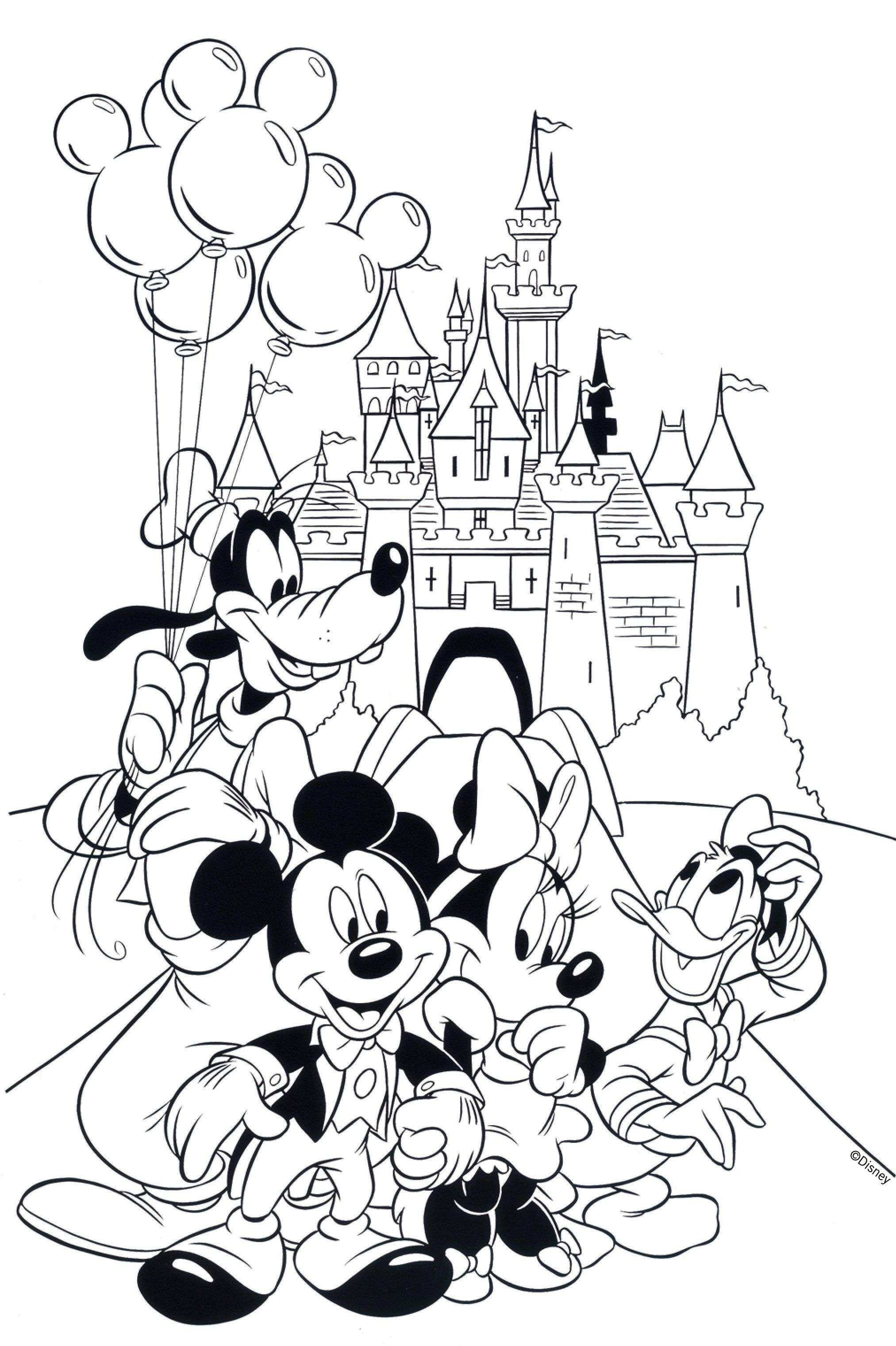 Mickey Mouse Coloring Page Mouse Coloring Pages For Kids With Free Printable Minnie Mouse
