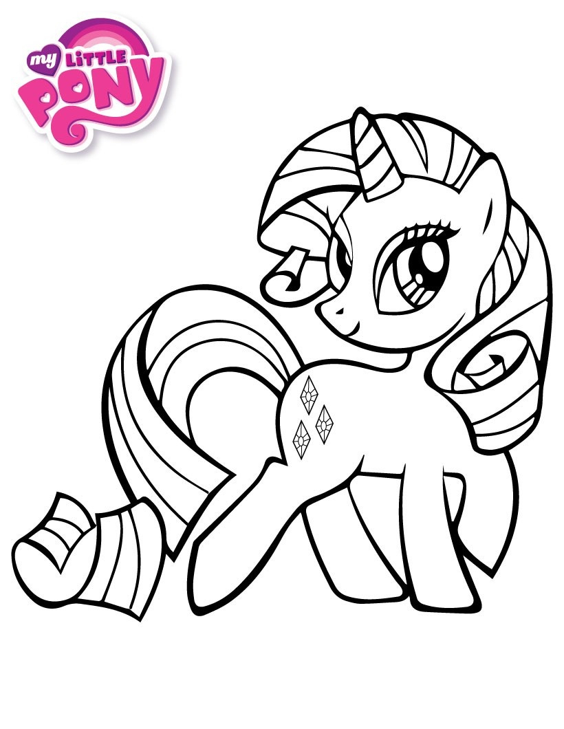 Mlp Coloring Pages Rarity Beautiful Mlp Coloring Books Built Imagination With Coloring