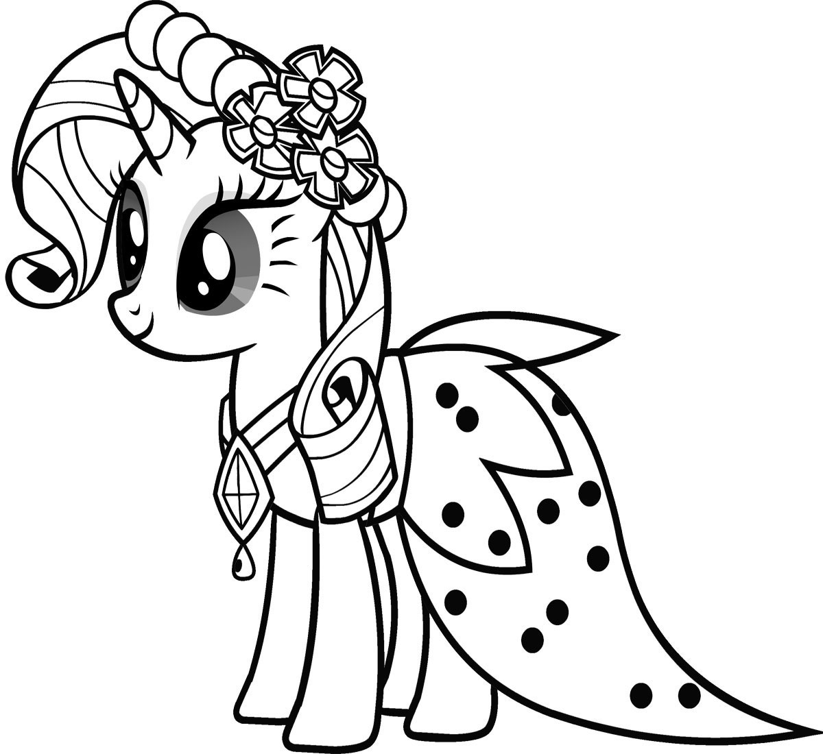 Mlp Coloring Pages Rarity Free Printable My Little Pony Coloring Pages For Kids