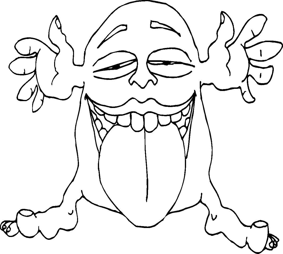 Monster Coloring Pages To Print Monster Coloring Pages Telematik Institut