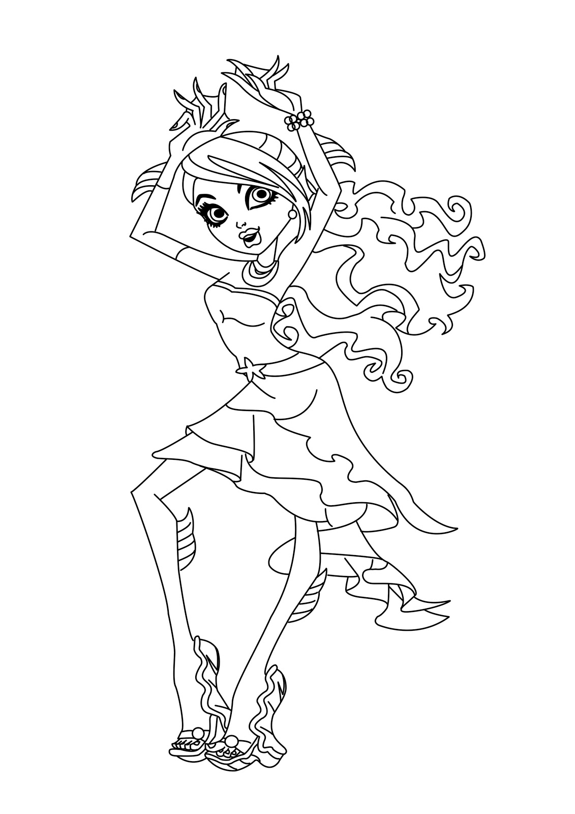 Monster High Coloring Pages Free Printable Coloring Books Free Printable Monster High Coloring Pages For Kids