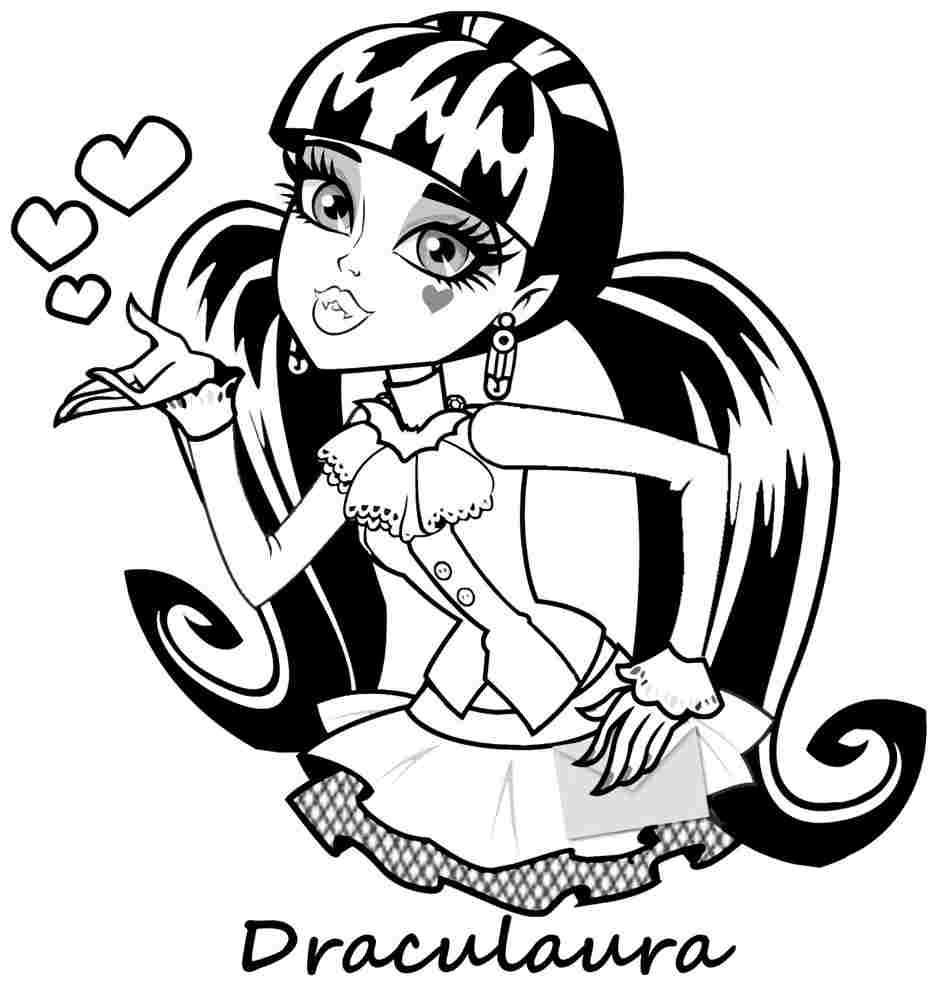 Monster High Coloring Pages Free Printable Coloring Coloring Pages Monster High Images Free Printable For
