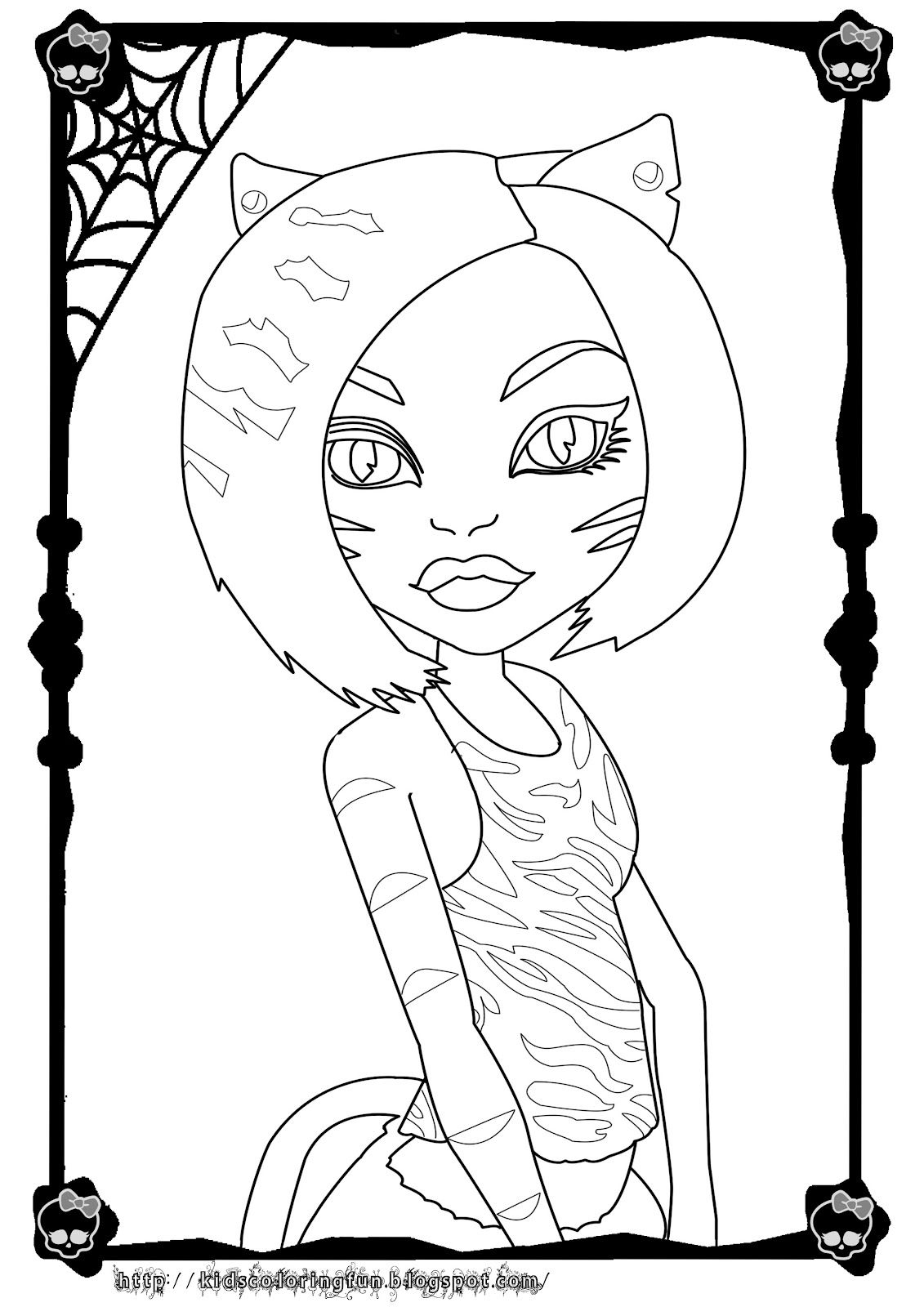 Monster High Coloring Pages Free Printable Monster High Coloring Pages To Print At Getdrawings Free For