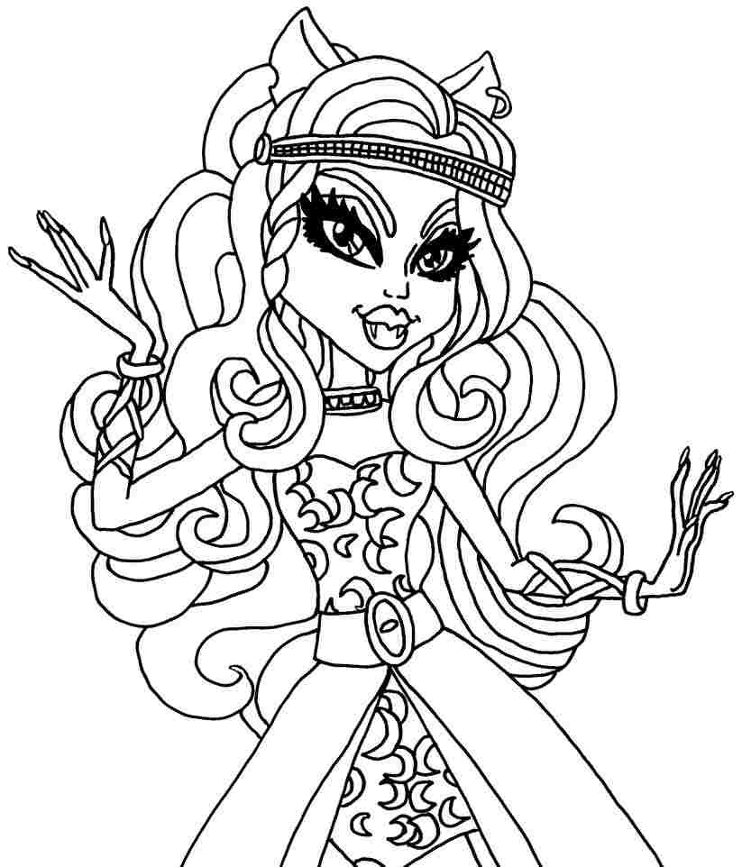 Monster High Coloring Pages Free Printable Remarkable Monster High Coloring Pages To Print For Free Printable