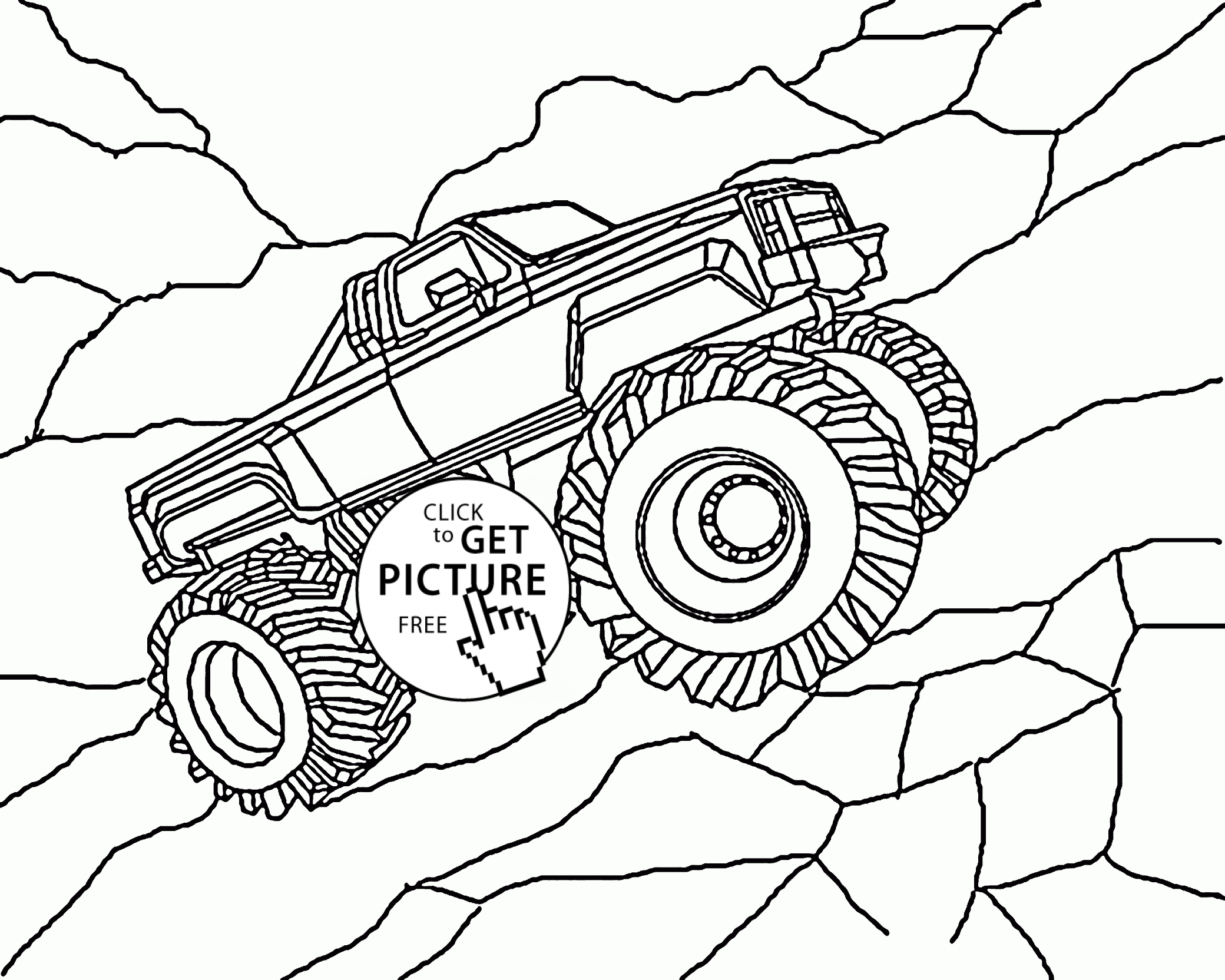 Monster Truck Coloring Pages Coloring Pages Monster Truck Coloring Book Large Page For Kids