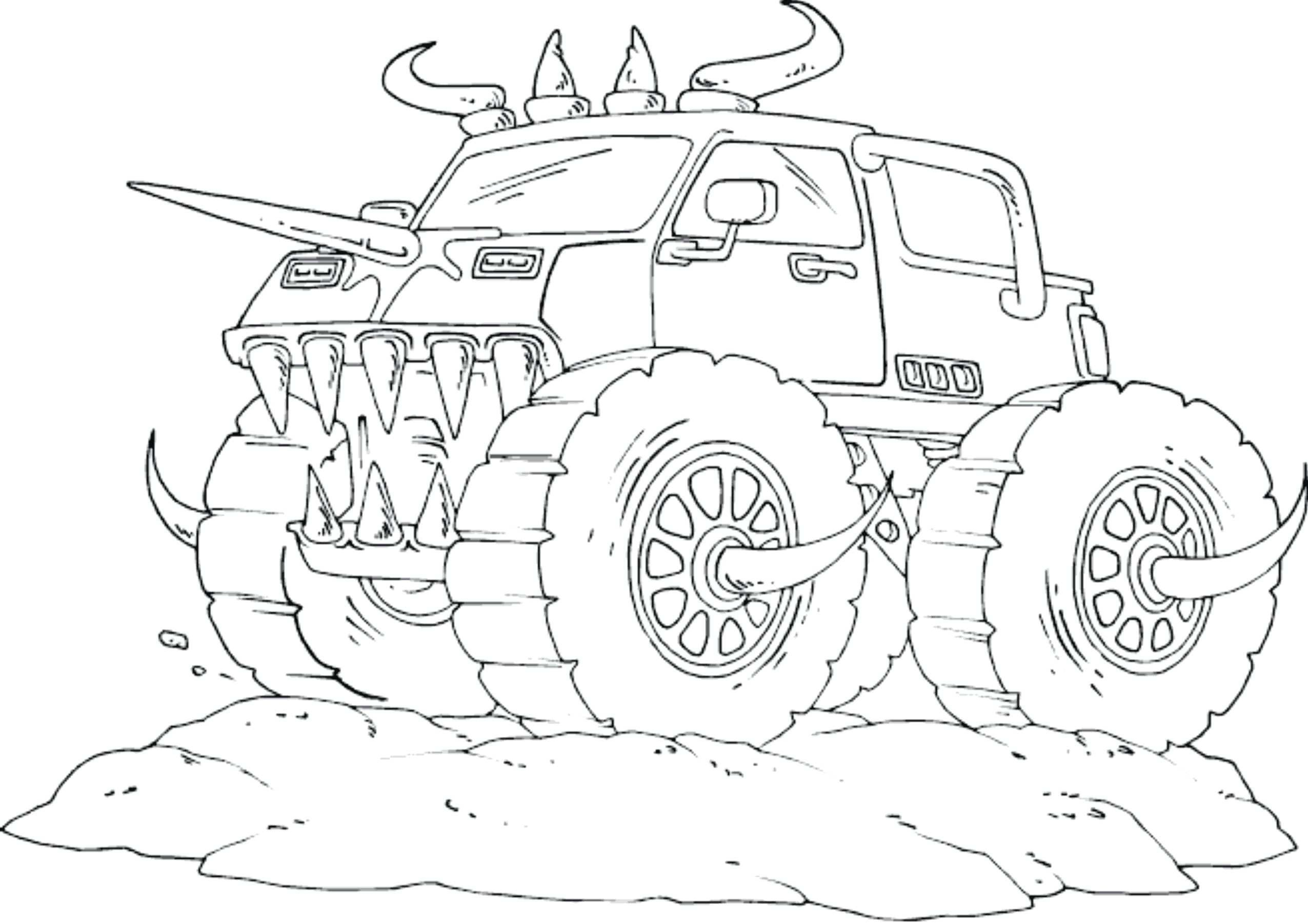 Monster Truck Coloring Pages Coloring Pages Monster Truck Coloring Pages For Kids Inspirational