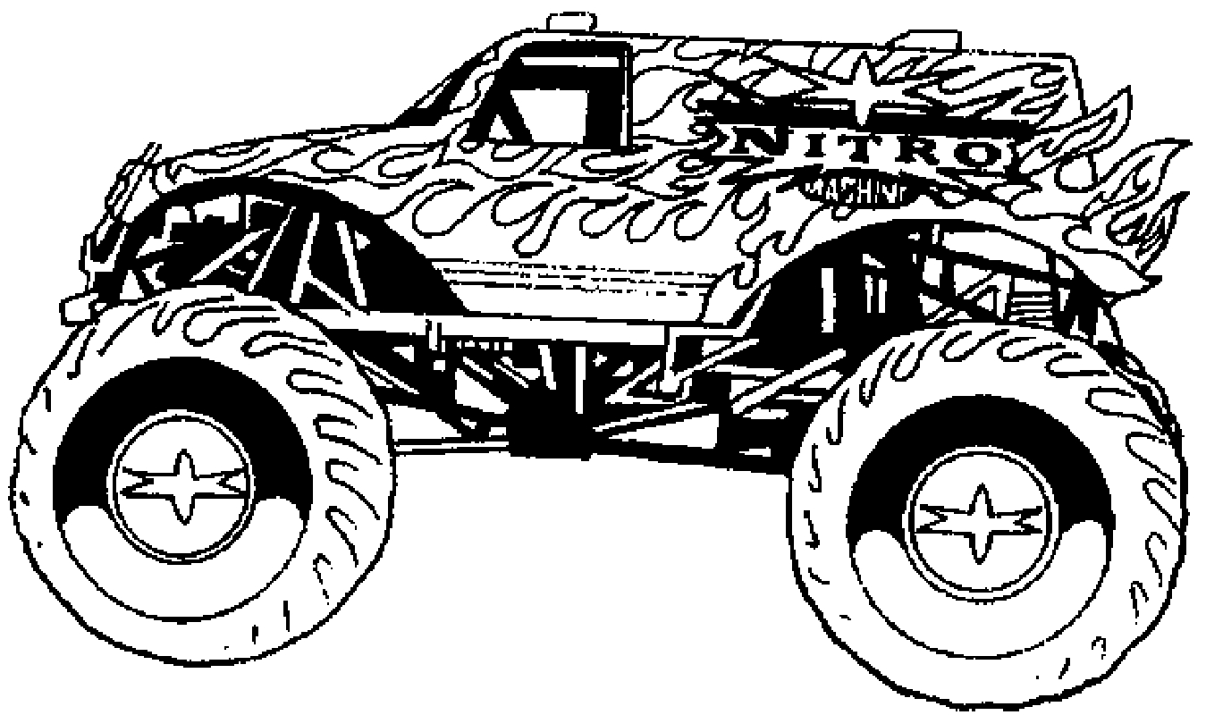 Monster Truck Coloring Pages Monster Truck Coloring Pages Of Cars And Trucks Images About Colour