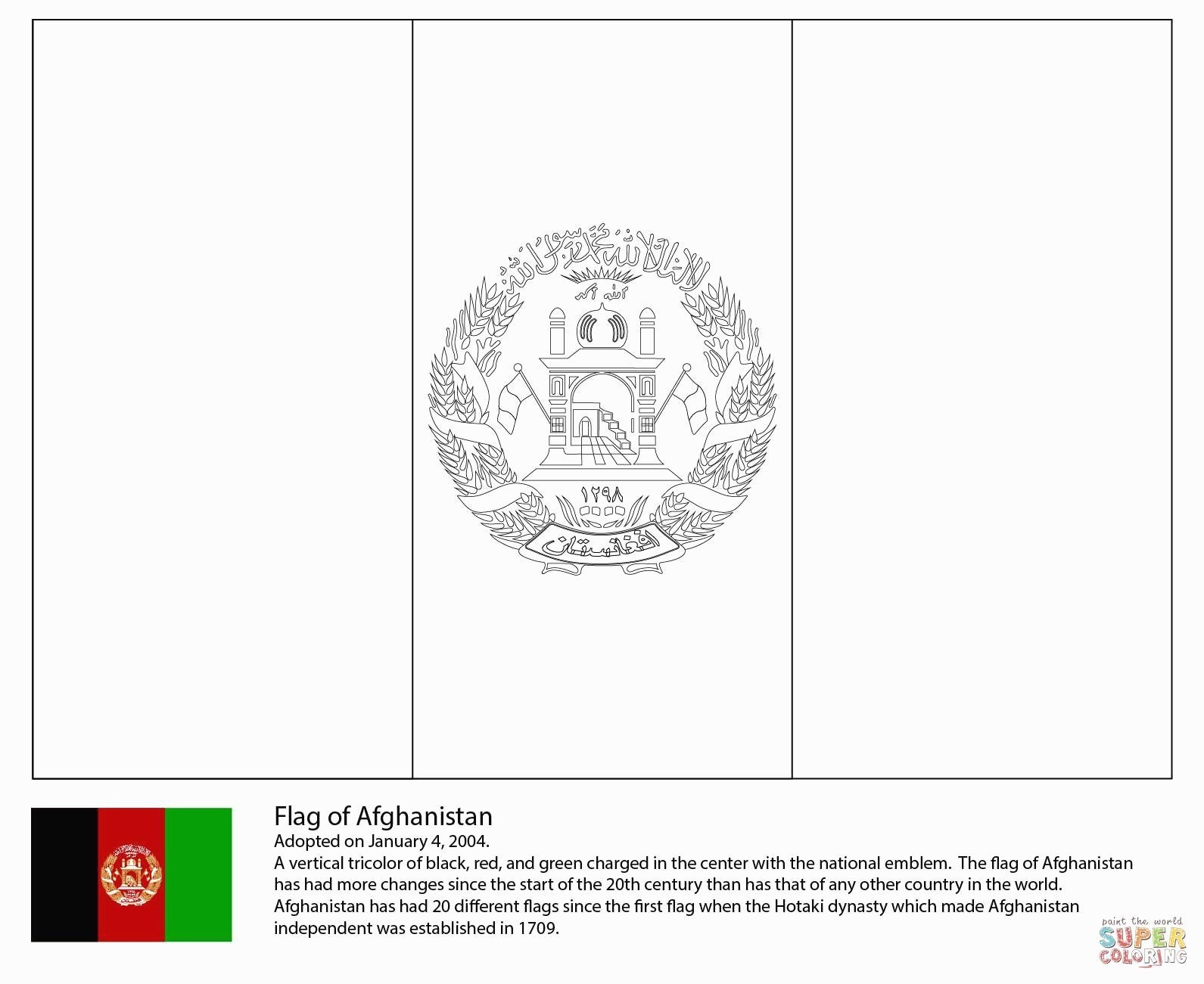 Morocco Coloring Pages Afghanistan Flag Coloring Pages Lovely Morocco Flag Coloring Page