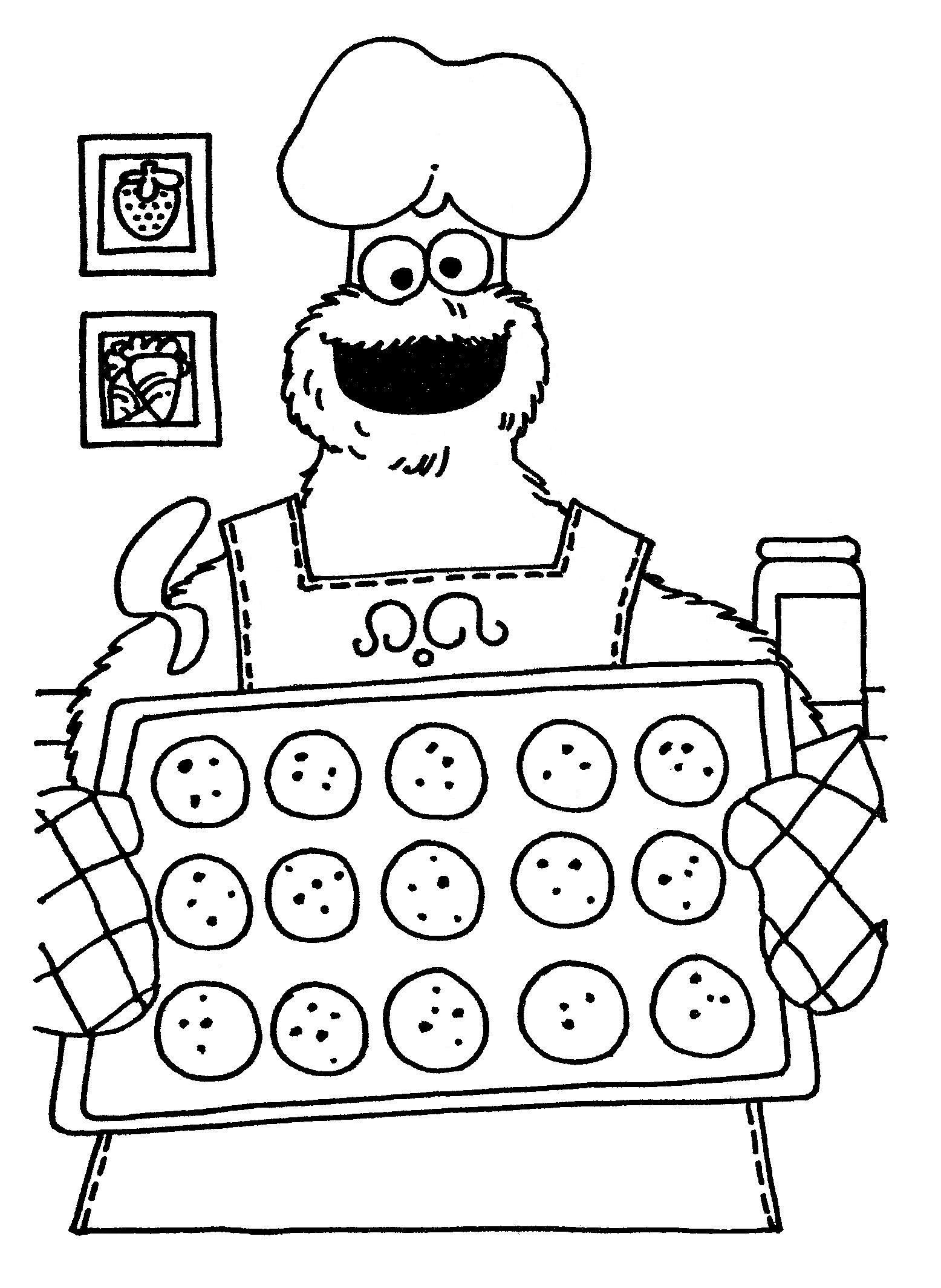 Moshi Monster Coloring Pages Moshi Monsters Coloriages With Cookie Monster Baking Coloring Pages