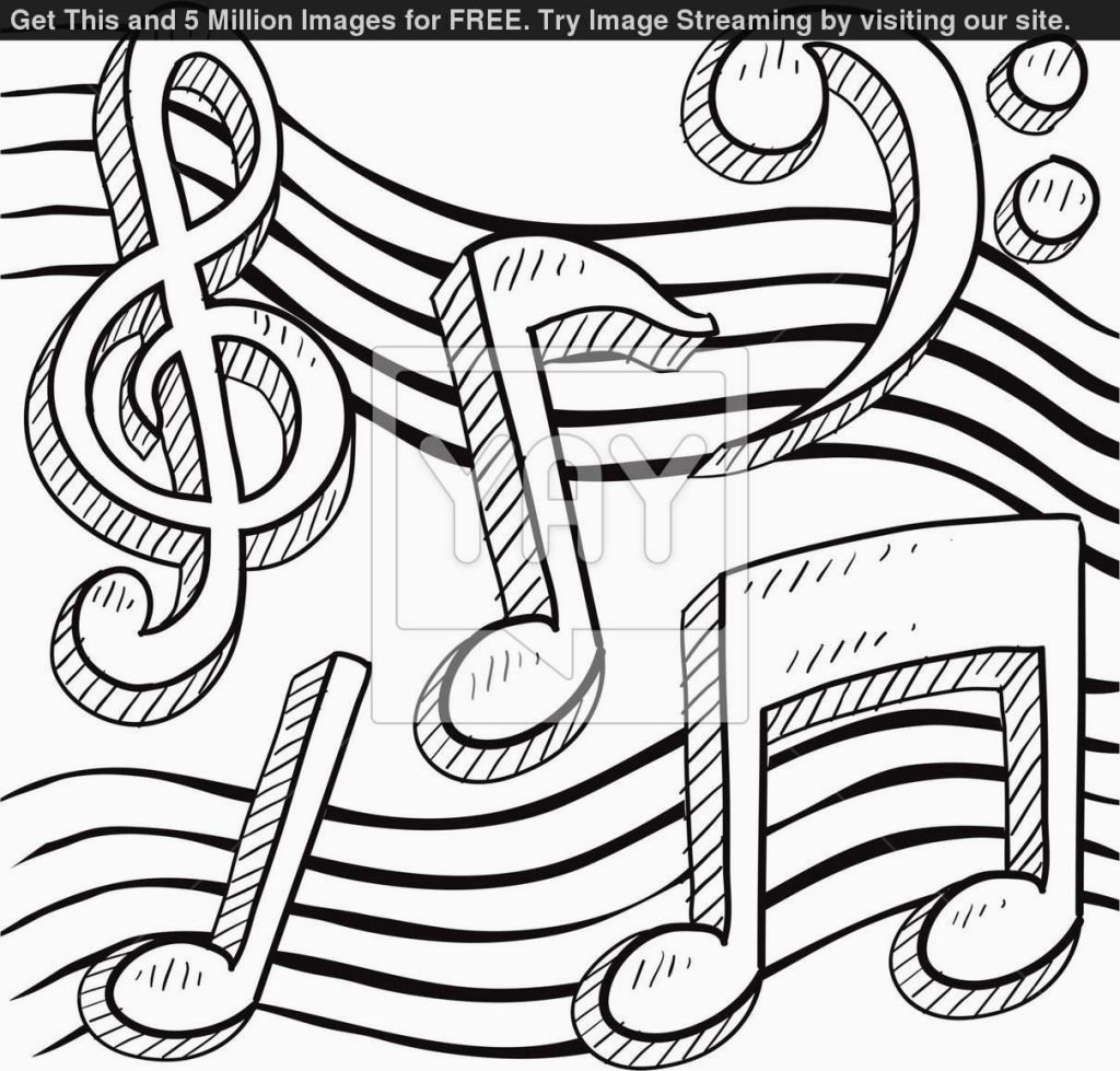 Music Notes Coloring Page Music Coloring Page Printable Coloring Pages