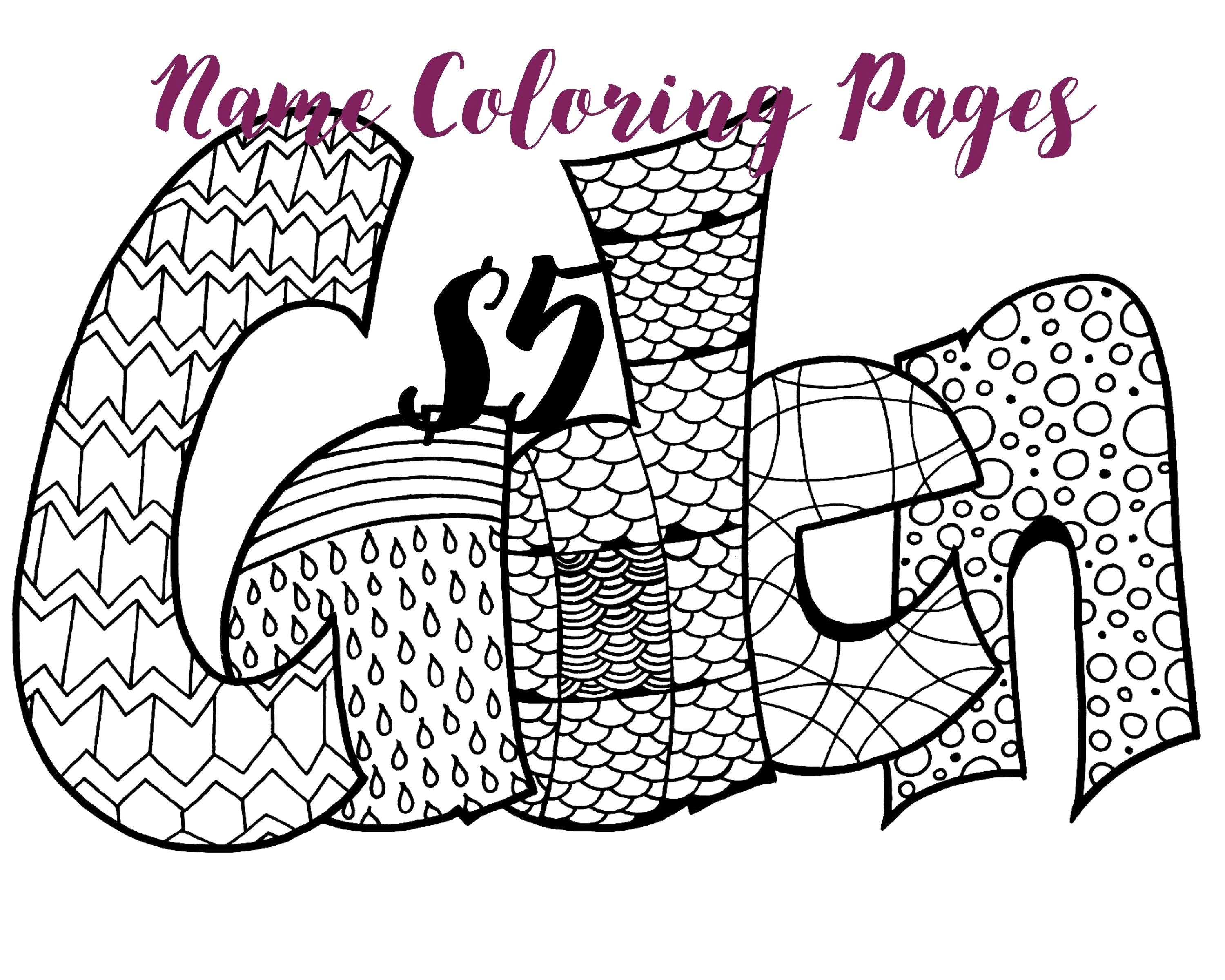 Name Coloring Page Coloring Pages Creater Name Coloring Pages Wallpaper Art Hd For