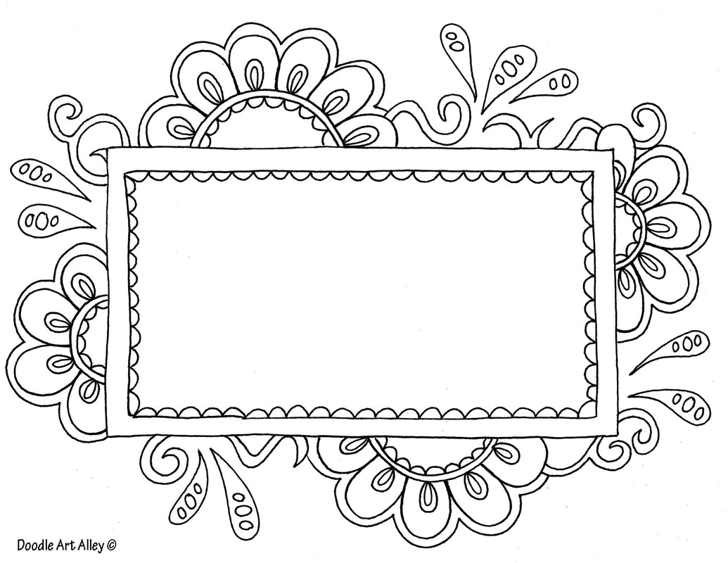 Name Coloring Page Name Templates Coloring Pages Doodle Art Alley