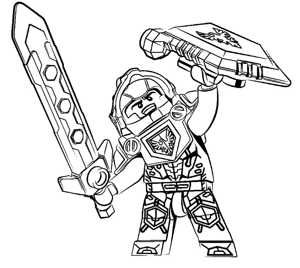 Nexo Knights Coloring Pages Knight Coloring Pages For Kids With Lego Nexo Knights Coloring Pages