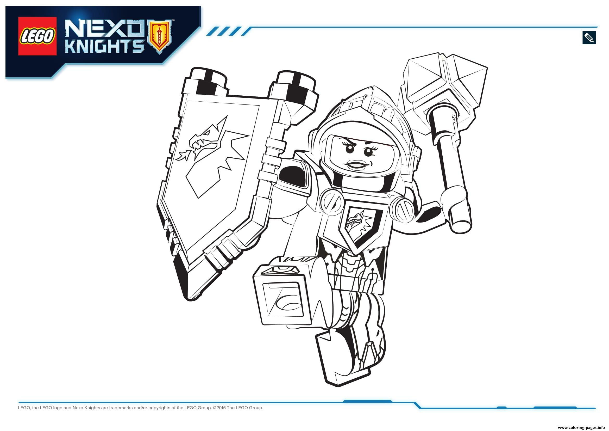 Nexo Knights Coloring Pages Lego Nexo Knights Coloring Pages For Kids Printable Coloring Page
