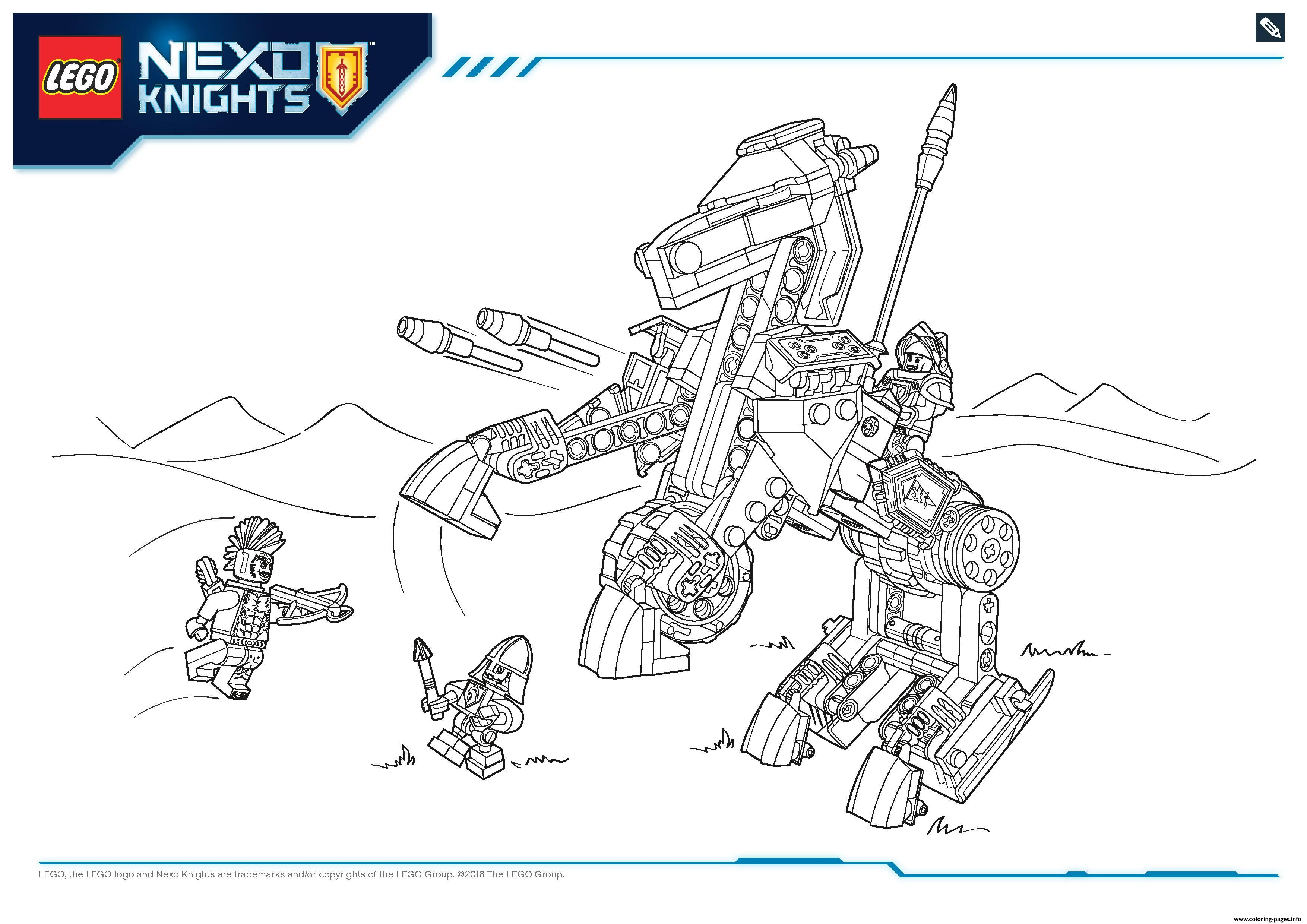 Nexo Knights Coloring Pages Lego Nexo Knights File Page3 Coloring Pages Printable