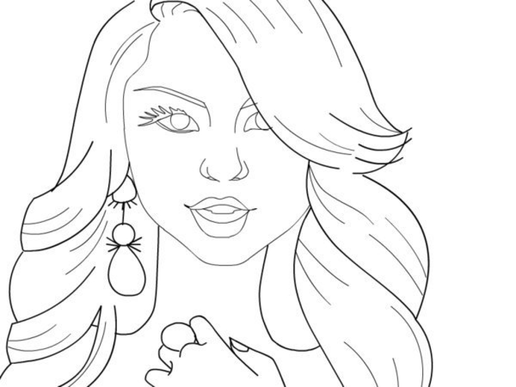 Nicki Minaj Coloring Pages Easy Coloring Pages Of People