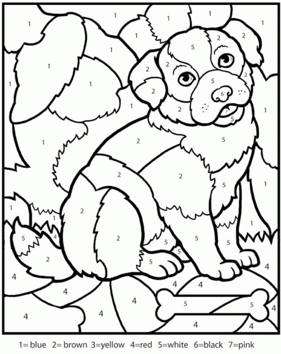 Numbers Coloring Page Coloring Pages Hard Color Number Pages Printable Nicoles Free