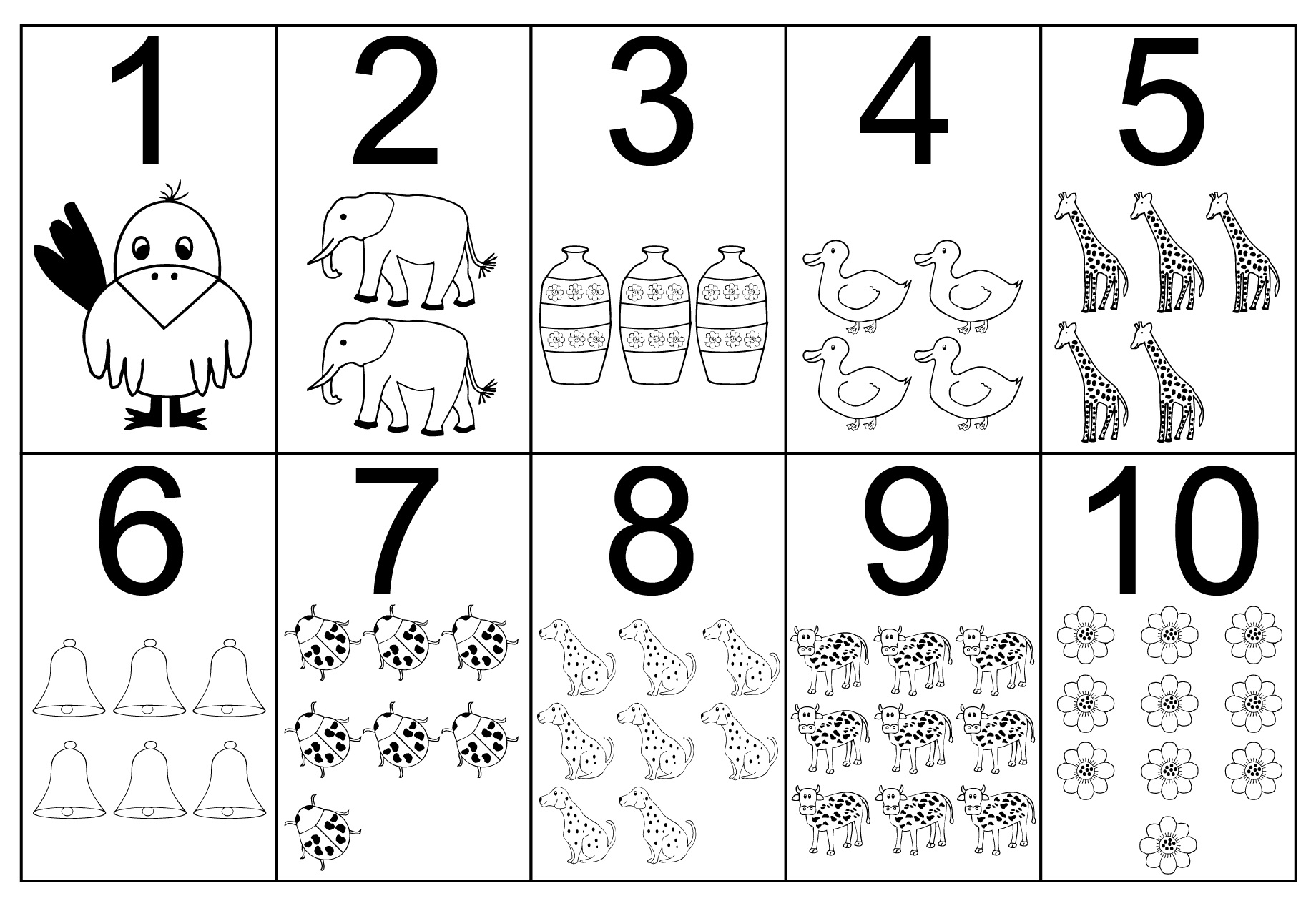 Numbers Coloring Page Free Printable Number Coloring Pages For Kids