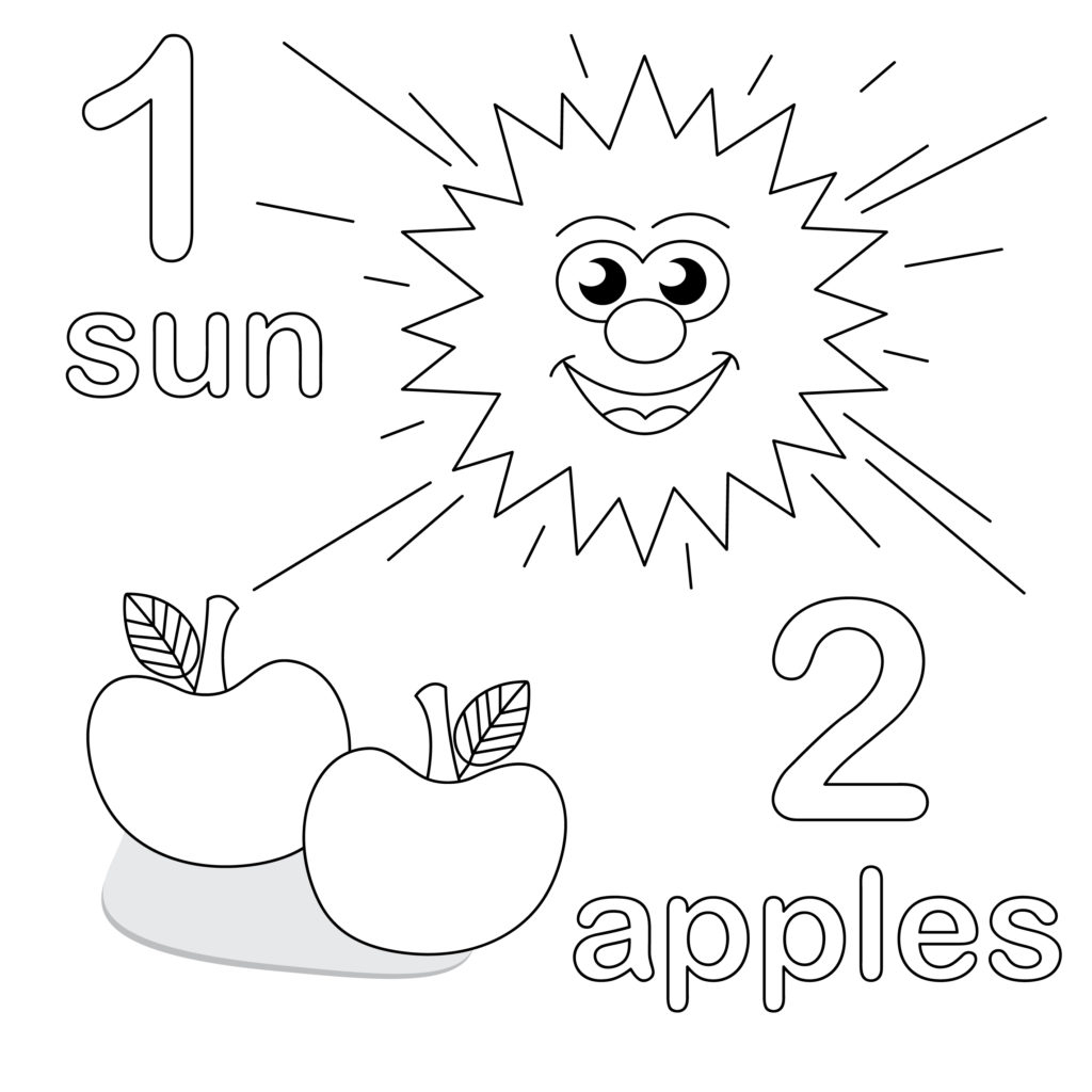 Numbers Coloring Page Number Coloring Pages For Toddlers At Getdrawings Free For