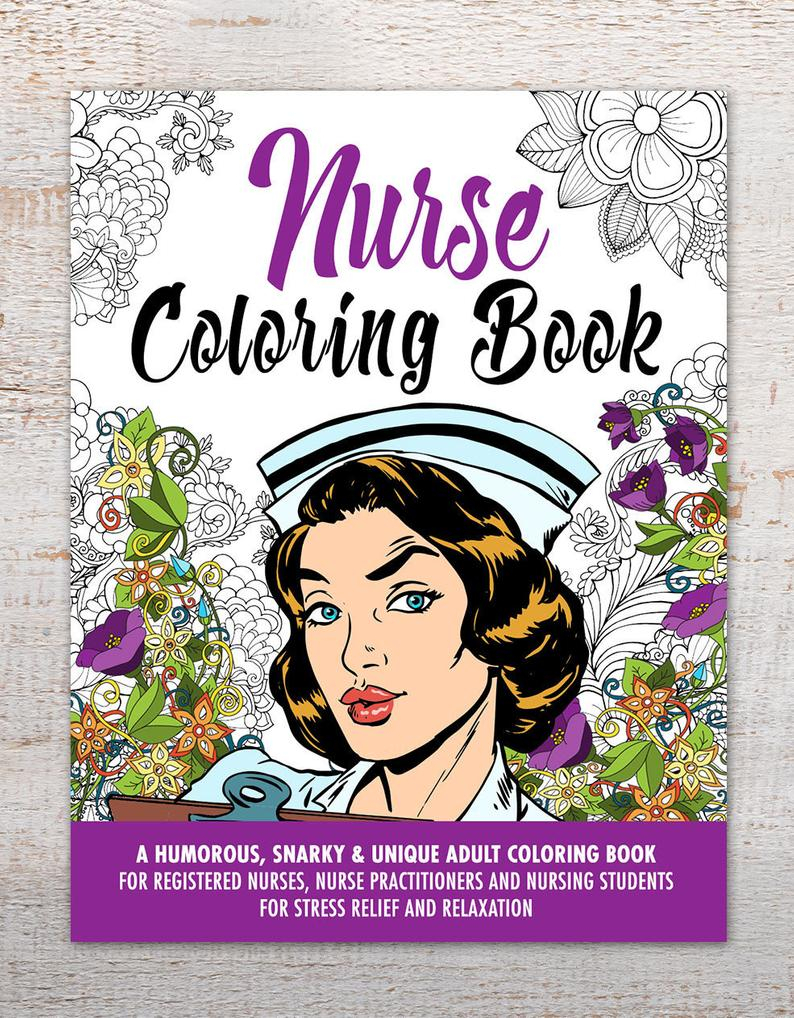 Nursing Coloring Pages Nurse Coloring Book Coloring Books Coloring Pages Adult Coloring Books Adult Coloring Pages Coloring Books For Adults Nurses Week