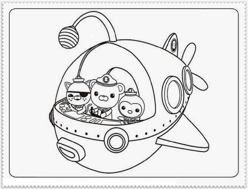 Octonauts Coloring Pages Printable Octonauts Coloring Pages 3 Educative Printable