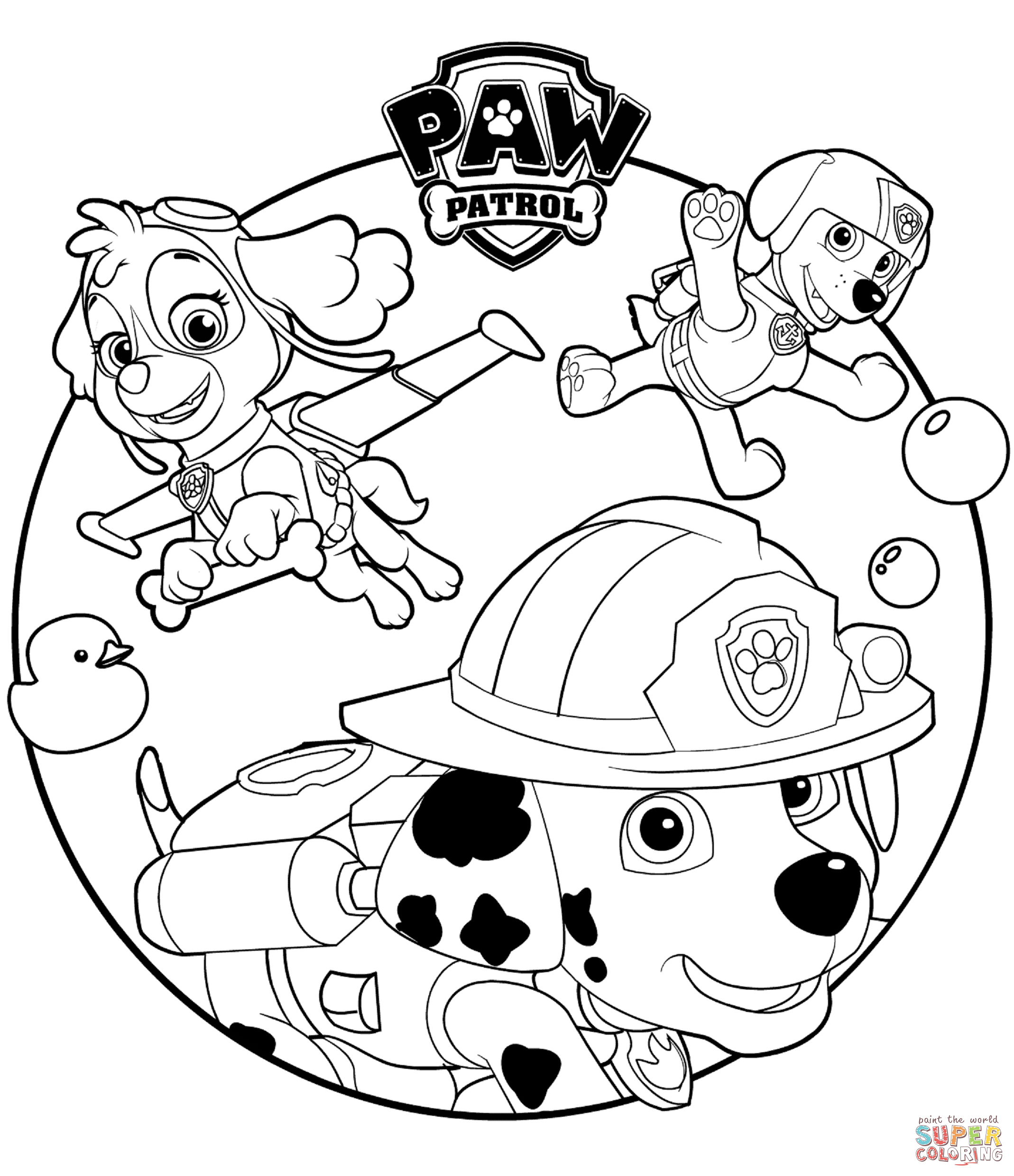 Paw Patrol Coloring Pages Marshall Paw Patrol Coloring Pages Free Coloring Pages