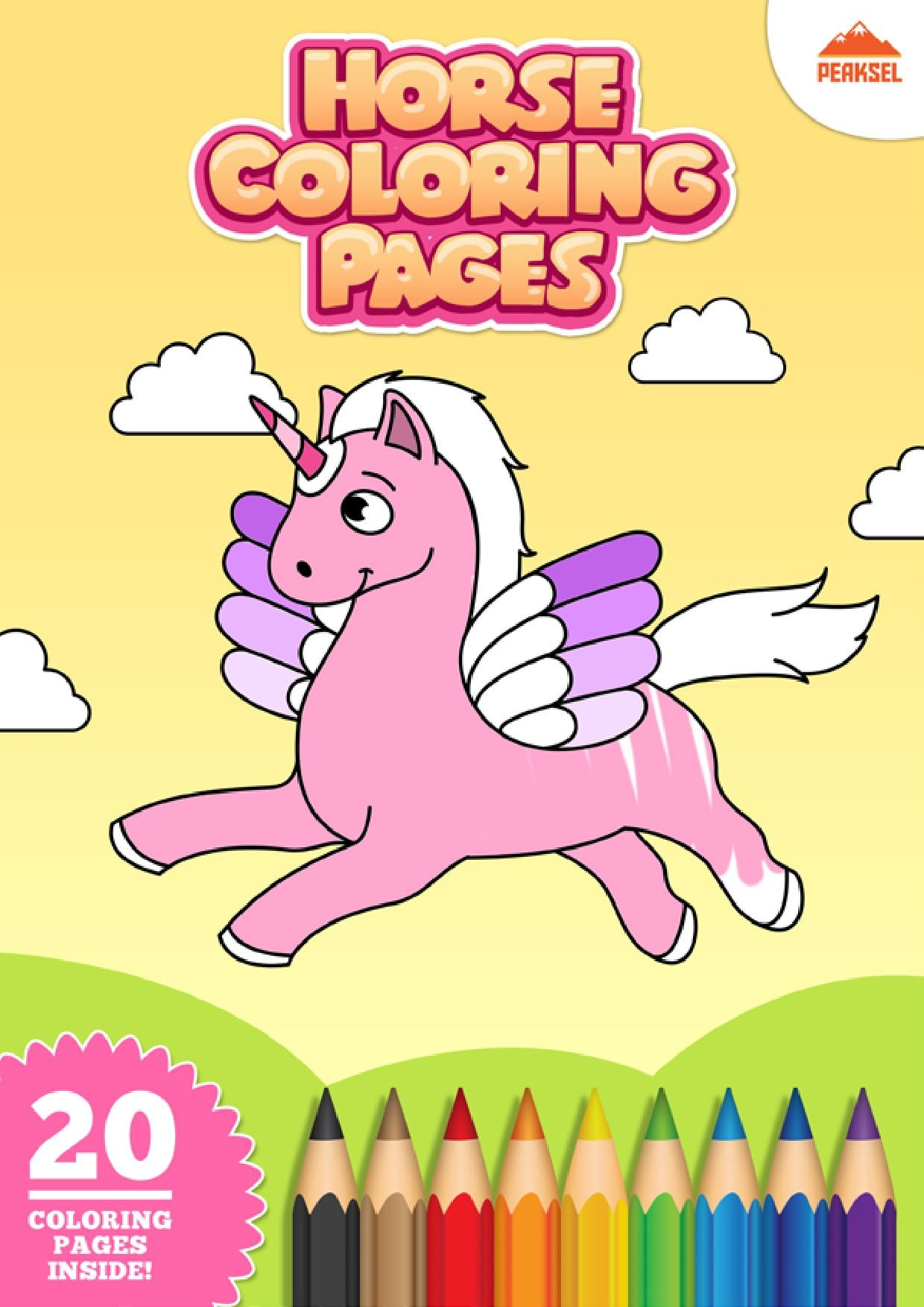 Pdf Coloring Pages For Kids Filehorse Coloring Pages Printable Coloring Book For Kidspdf