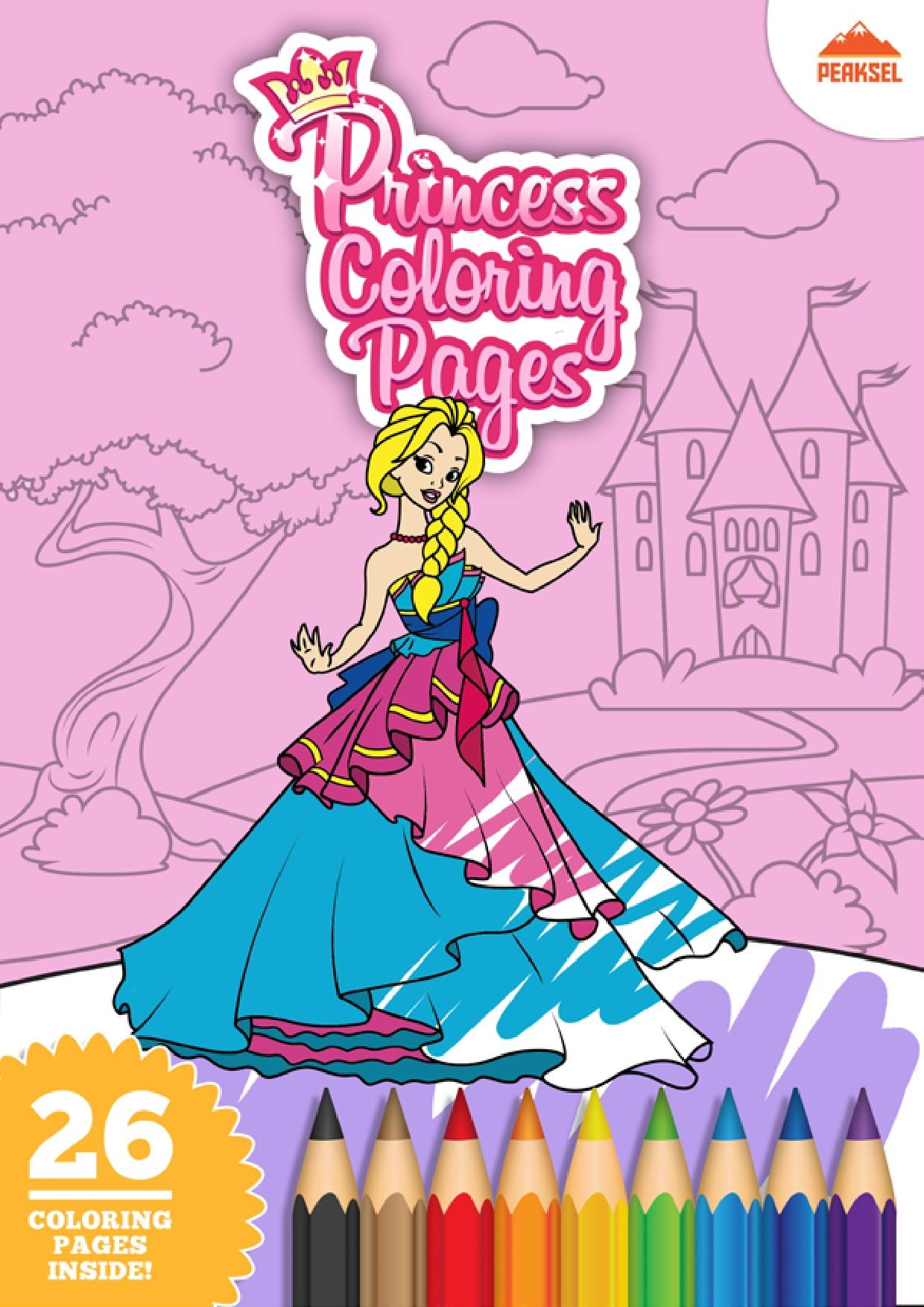 Pdf Coloring Pages For Kids Fileprincess Coloring Pages Coloring Book For Kidspdf