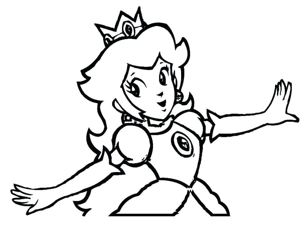 Peach From Mario Coloring Pages Mario And Luigi Coloring Pages Lovely Princess Peach Coloring Pages