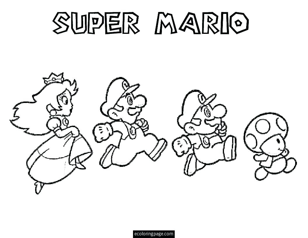 Peach From Mario Coloring Pages Mario Brothers Princess Peach Coloring Pages Quorumsheetco