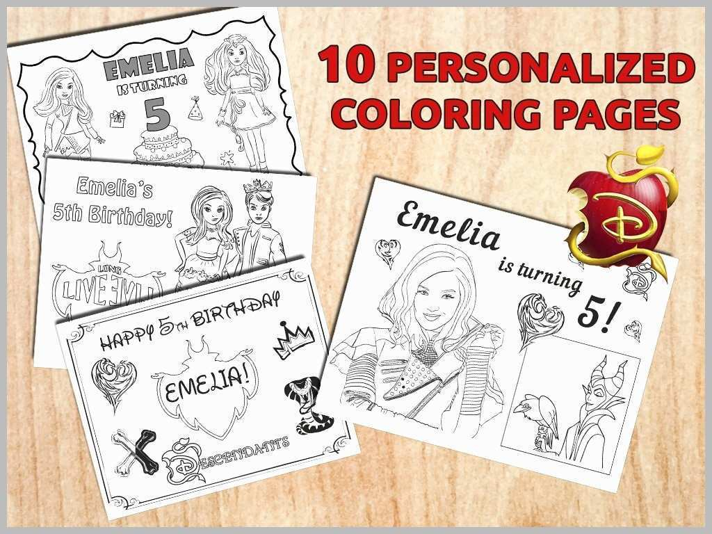 Personalized Coloring Pages Coloring Pages Personalizedloring Books Party Favors Admirably