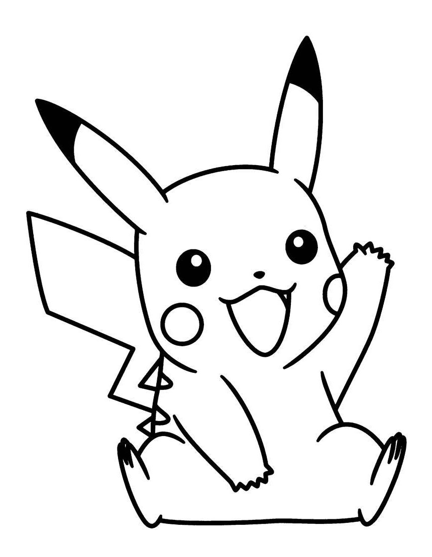 Pikachu Libre Coloring Page Pikachu Easy Drawing Free Download Best Pikachu Easy Drawing On