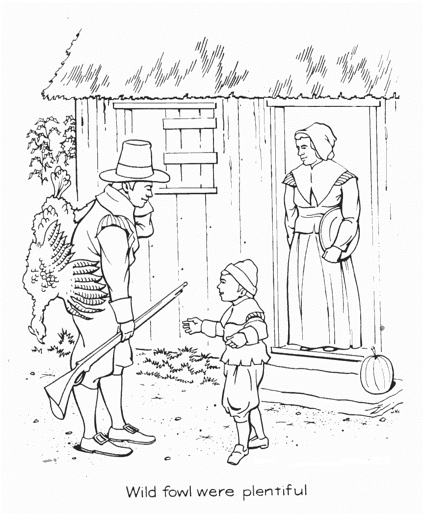 Pilgrim Coloring Pages 30 Free Printable Thanksgiving Pilgrims Coloring Pages