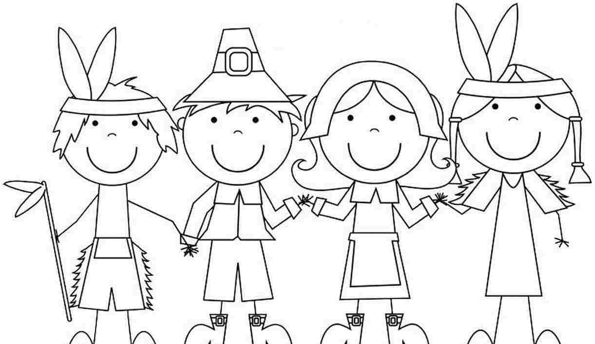 Pilgrim Coloring Pages Pilgrim Indian Coloring Pages Colorin9