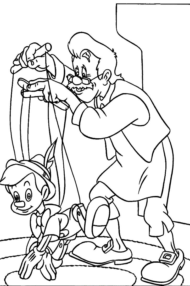 Pinocchio Coloring Page Printable Pinocchio Coloring Pages Coloringme